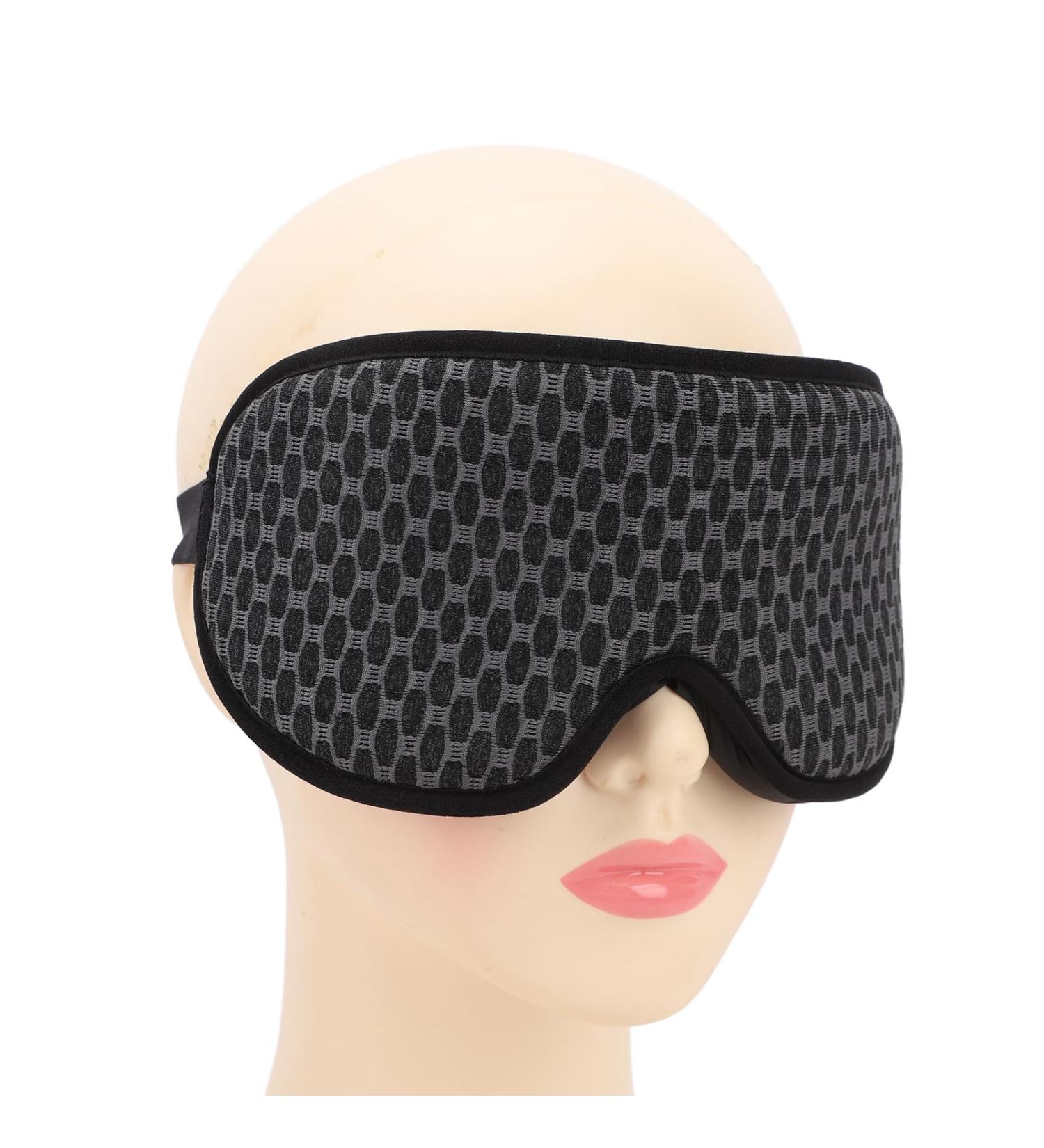 3D Contoured Sleep Eye Patch Light Blocking Eye Mask with Memory Foam Adjustable Strap for Travel Naps - Buy Online on GoSupps.com