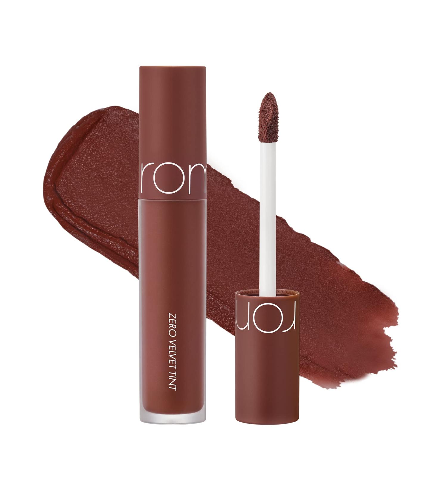 rom&nd Zero Velvet Tint Velvet Winery Edition | Long-Lasting Smudge-Resistant Matte Lip Tint in Deep Port | K-Beauty Velvety Matte Stain - Buy Online on GoSupps.com
