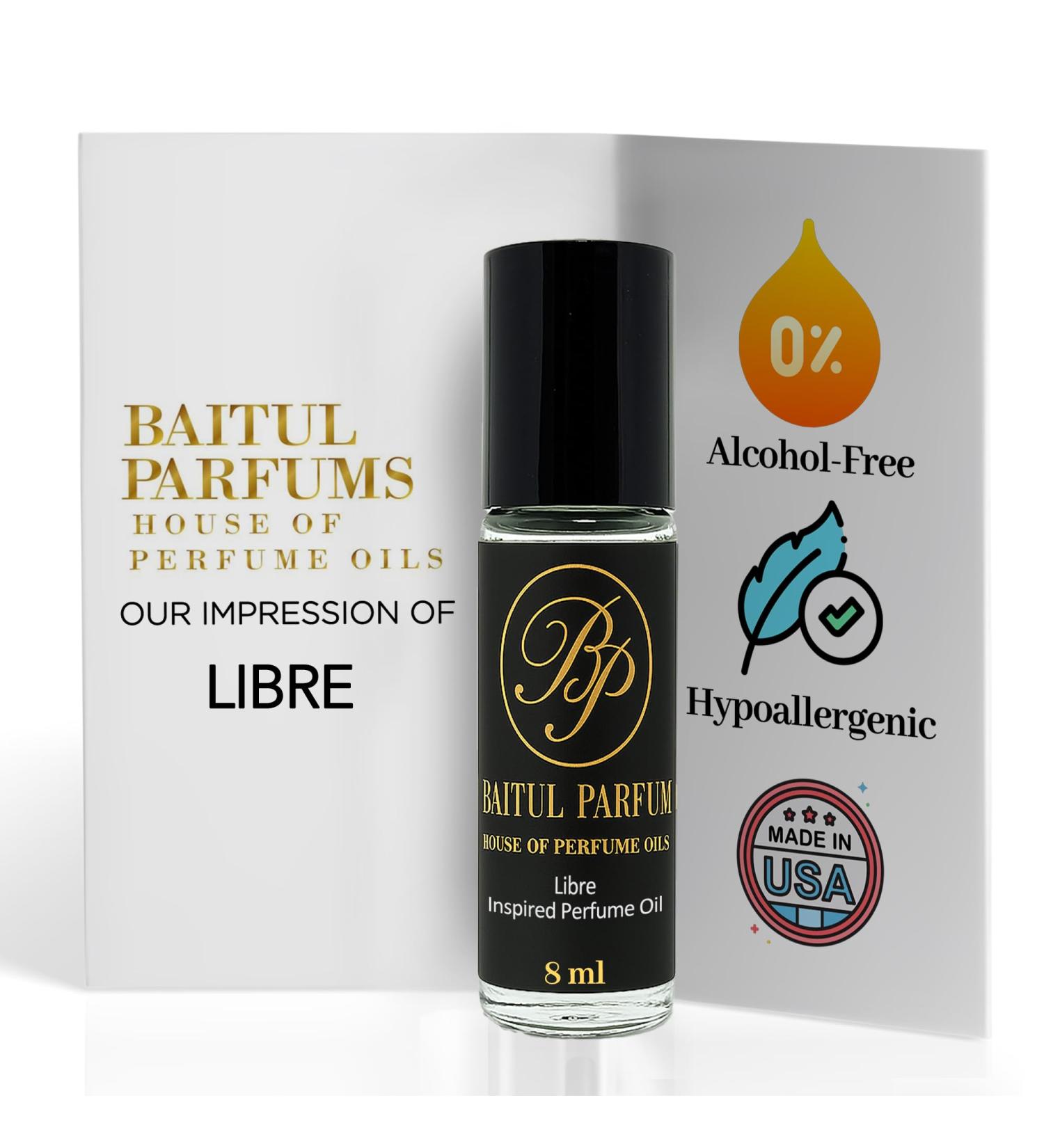 ASMARKET Comparable to Libre Alcohol-Free Fragrance - 8ml Travel Size Perfume Oil in Glass Bottle Perfume Oil Roll On Rollerball for On the Go Use Long Lasting Clean Scent 98% True-to-Scent - Buy Online on GoSupps.com