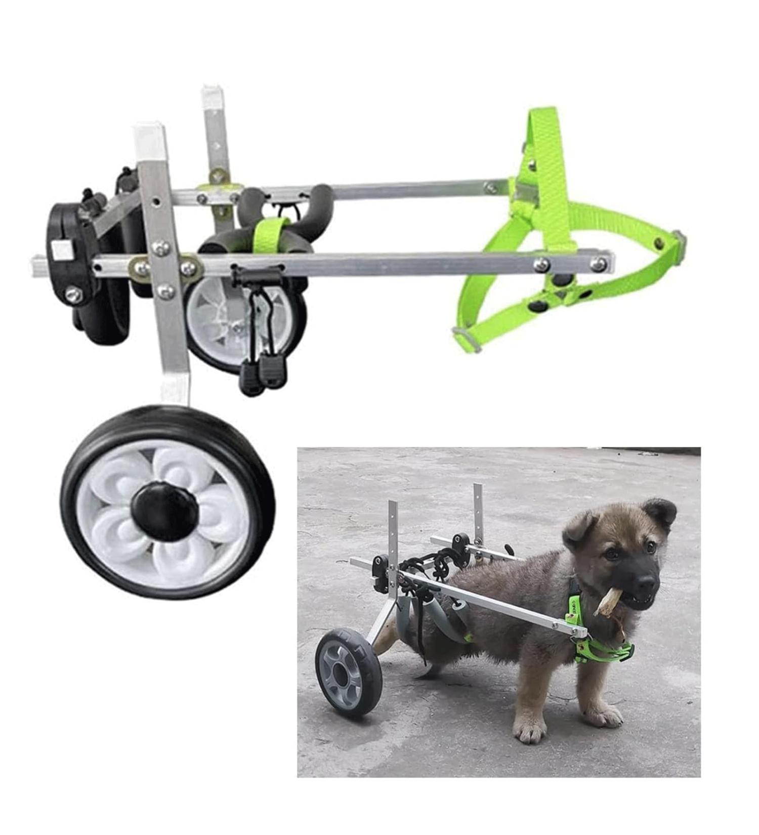 Dog Wheelchair Dog Wheelchair for Back Legs Adjustable Pet Wheelchair Pet Doggie Wheelchairs for Small/Medium Dogs Walk Tool Mobility Aids Portable XS Widen - Buy Online on GoSupps.com
