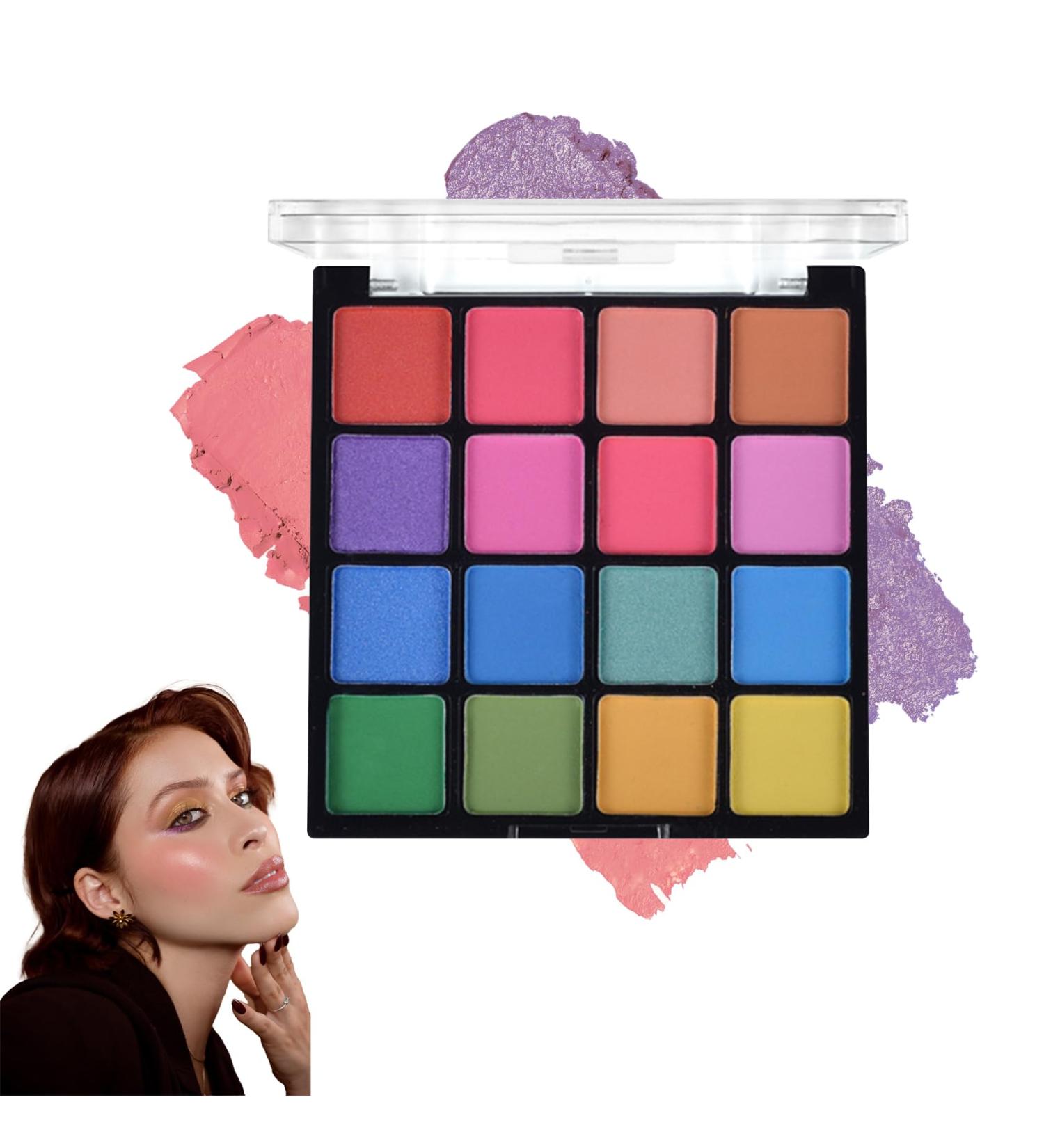 16 Colors Eyeshadow Palette Matte Nude Eye Makeup Palette Ultra-Blendable Long Lasting High Pigmented Waterproof Nudes Neutral Smooth Eye Shadow Palette for Women Natural Charming Looking #04 16 Colors 4# - Buy Online on GoSupps.com