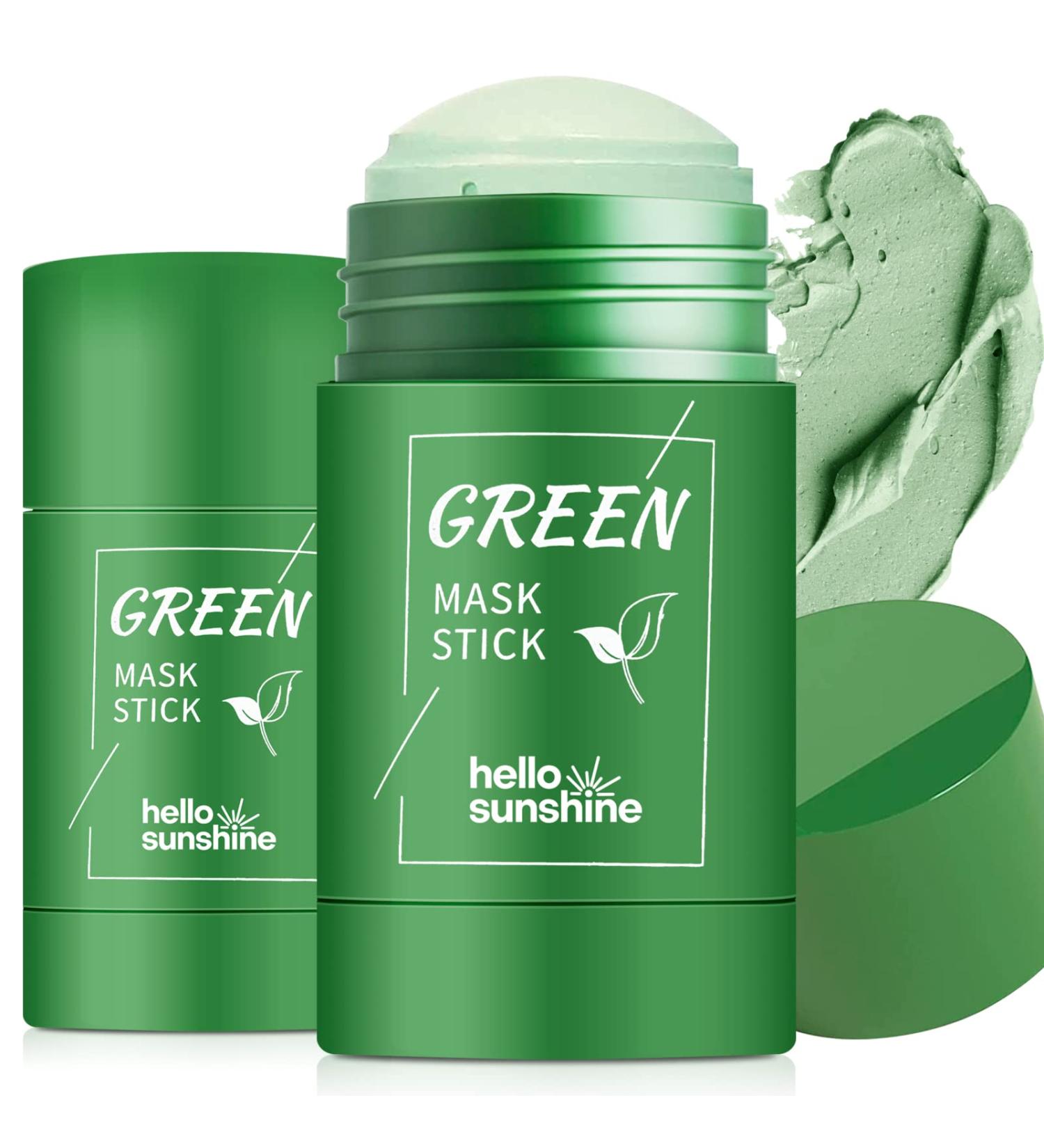 Hello Sunshine Green Tea Mask Stick Blackhead Remover - Purifying Deep Pore Cleansing 2 Pack - Buy Online on GoSupps.com