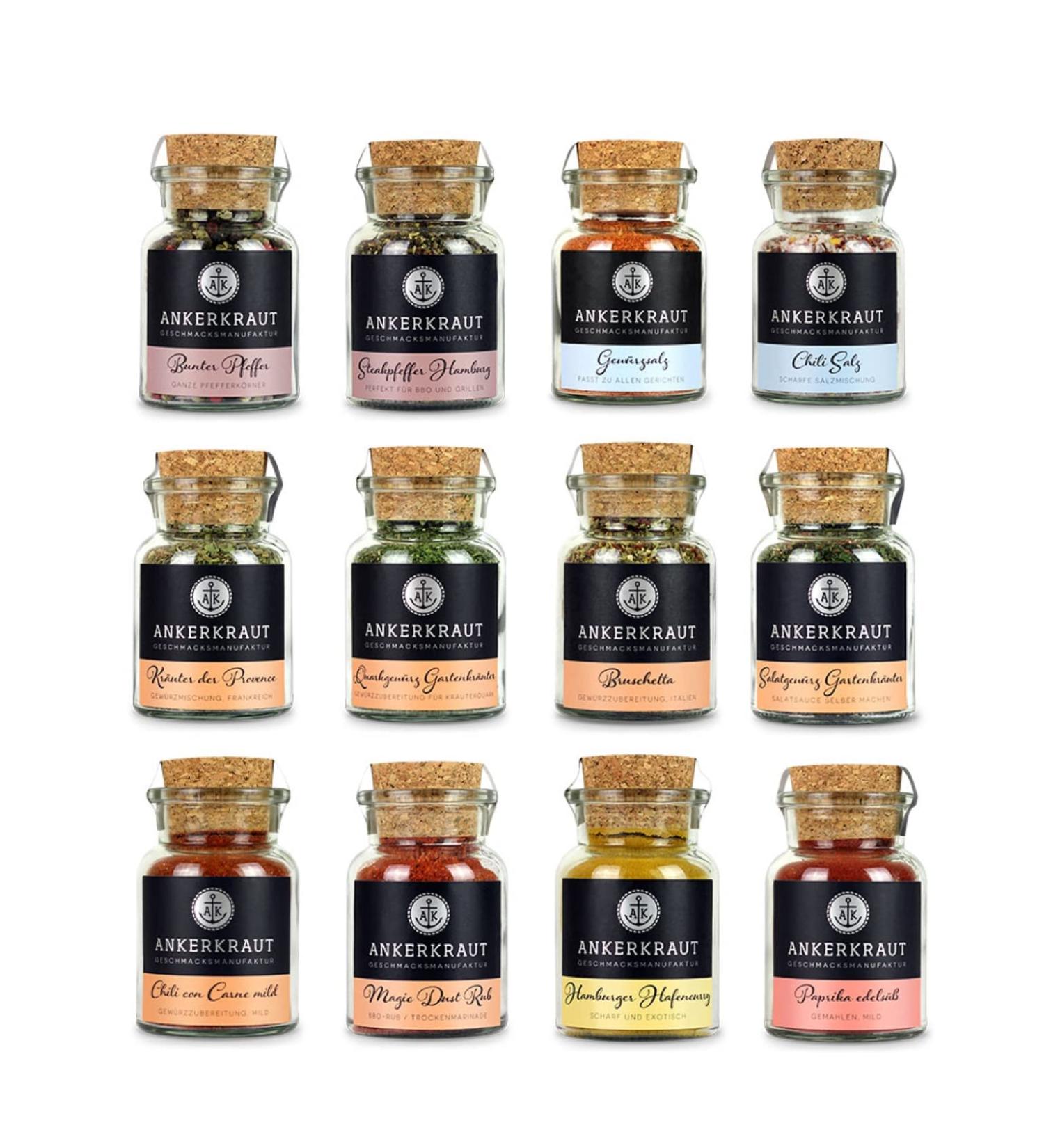 Anchor Herb Spice Set - 12 Premium Spices for Delicious Cooking & Grilling | Quick & Easy Preparation for Meat & Vegetables - Best of Anchor Herb 2 - Buy Online on GoSupps.com