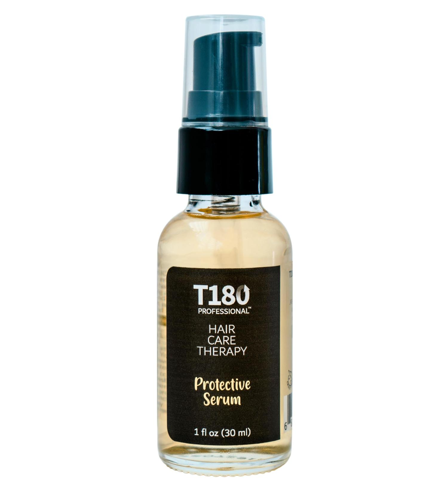 Vegan Heat Protectant Hair Serum - 1fl oz Anti-Frizz Natural & Paraben-Free for Shine & Protection - Buy Online on GoSupps.com