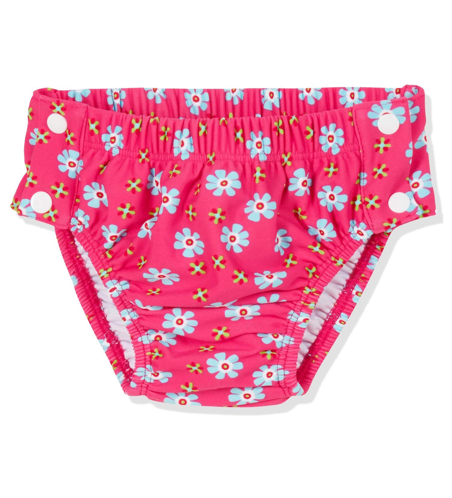 Playshoes Unisex Children's UV Protection Diaper Pants Swim Trunks - Swimwear 62-68 Flowers & Button | International Shipping Available - Buy Online on GoSupps.com