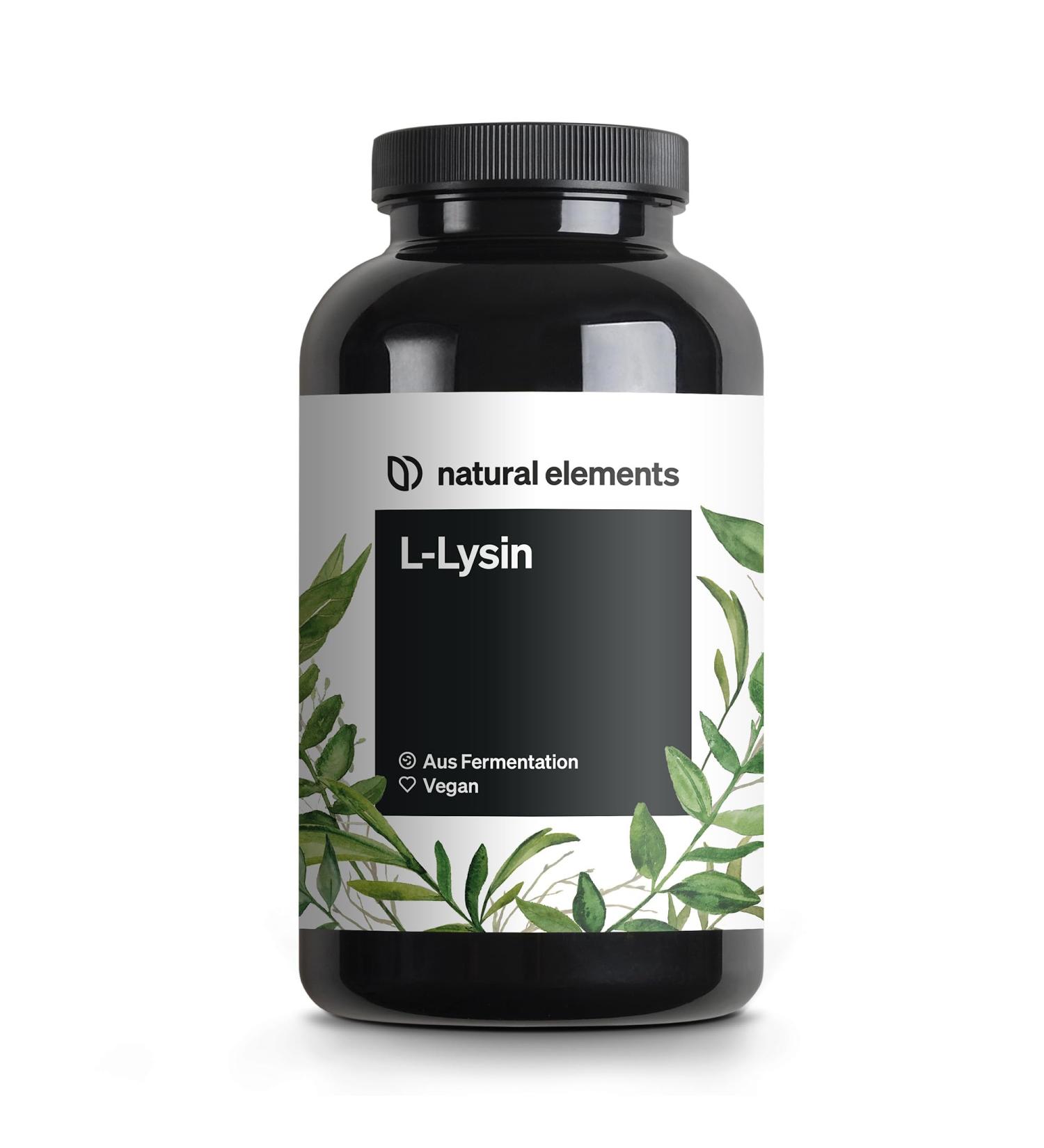L-Lysine 365 Capsules - 800mg Pure L-Lysine HCL | Vegan Non-GMO Herbal Fermentation No Additives - Buy Online on GoSupps.com