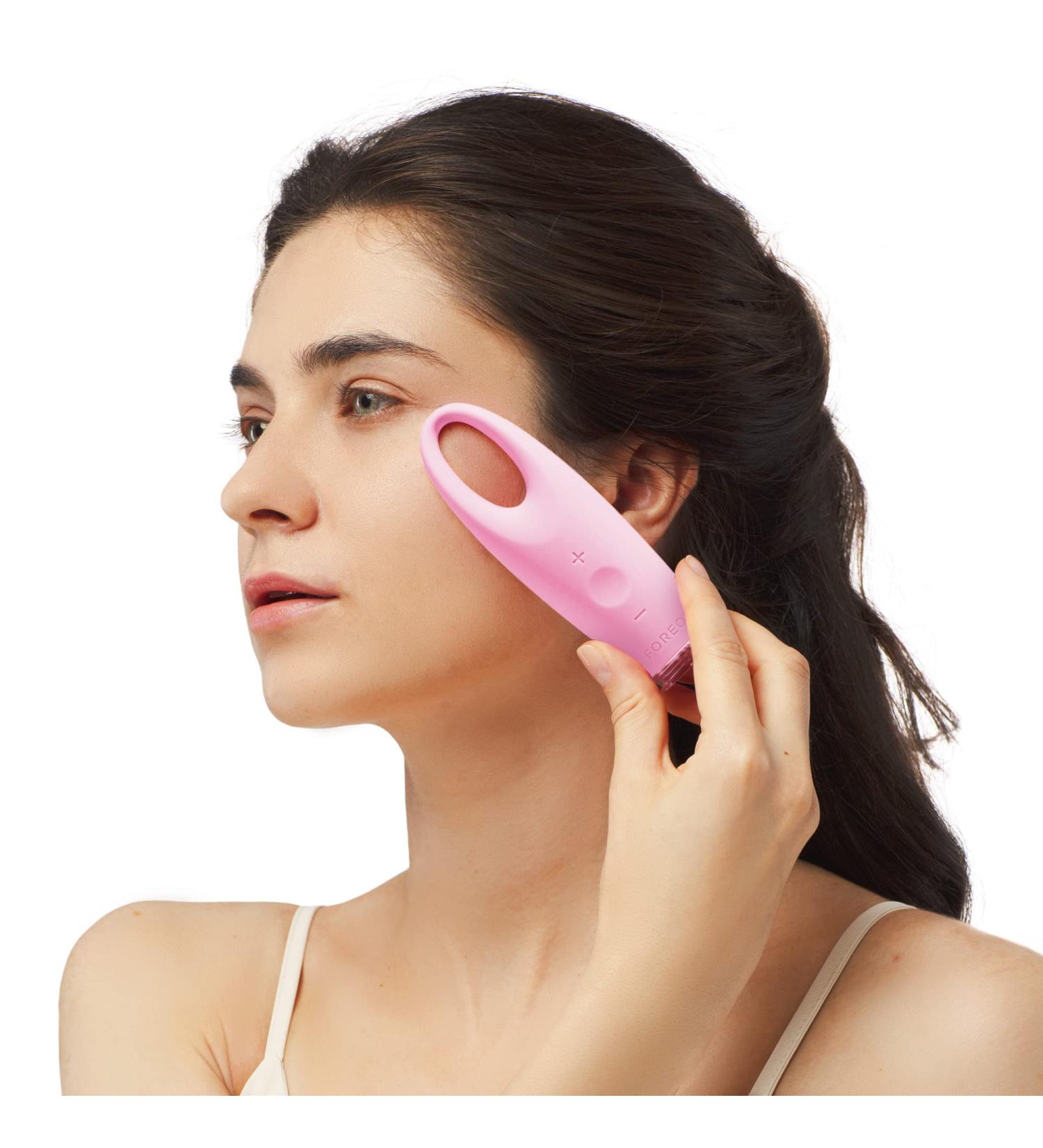 FOREO IRIS Eye Massager: Dark Circle & Eyebag Remover | Anti-Aging, Depuffer | Increases Eye Mask Absorption | Waterproof, Petal Pink - Buy Online on GoSupps.com