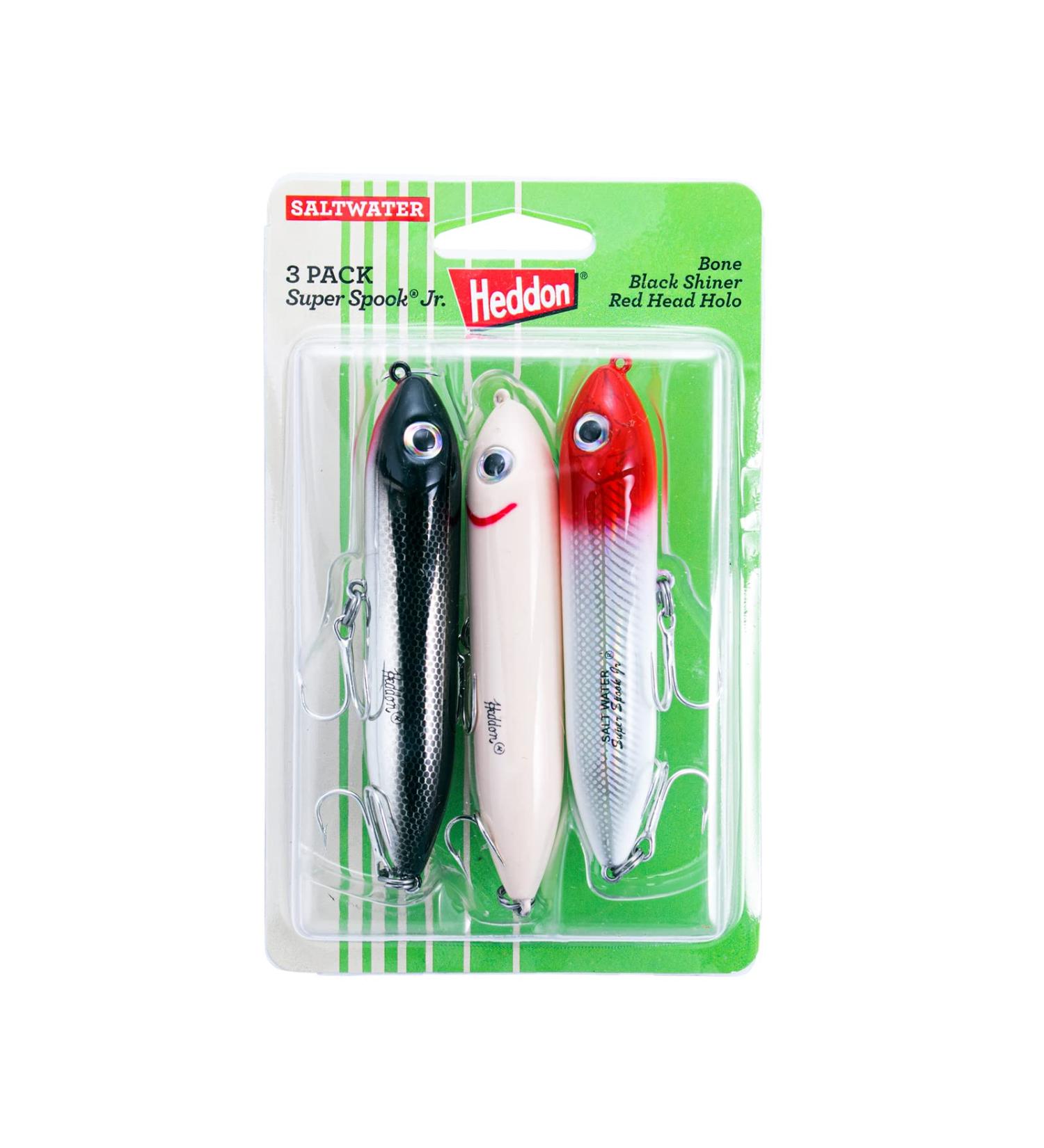 Heddon Saltwater Super Spook Jr - 3 Pack PK3X9236-2,Multi,One Size