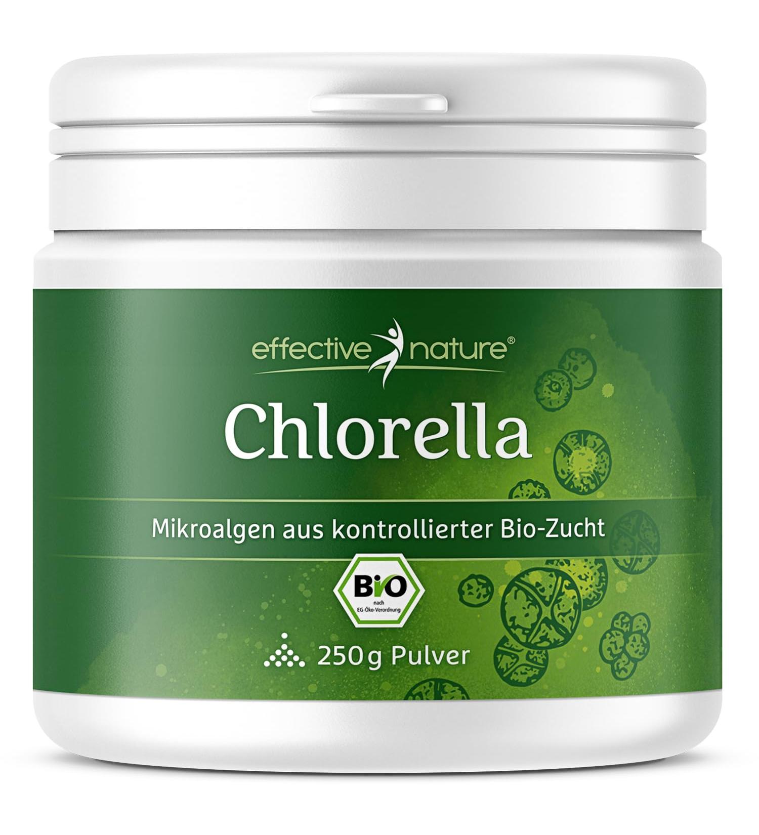 Organic Chlorella Powder 250g - 100% Pure & Organic - No Additives - Sustained Energy for 30 Days - International Shipping Available - Buy Online on GoSupps.com
