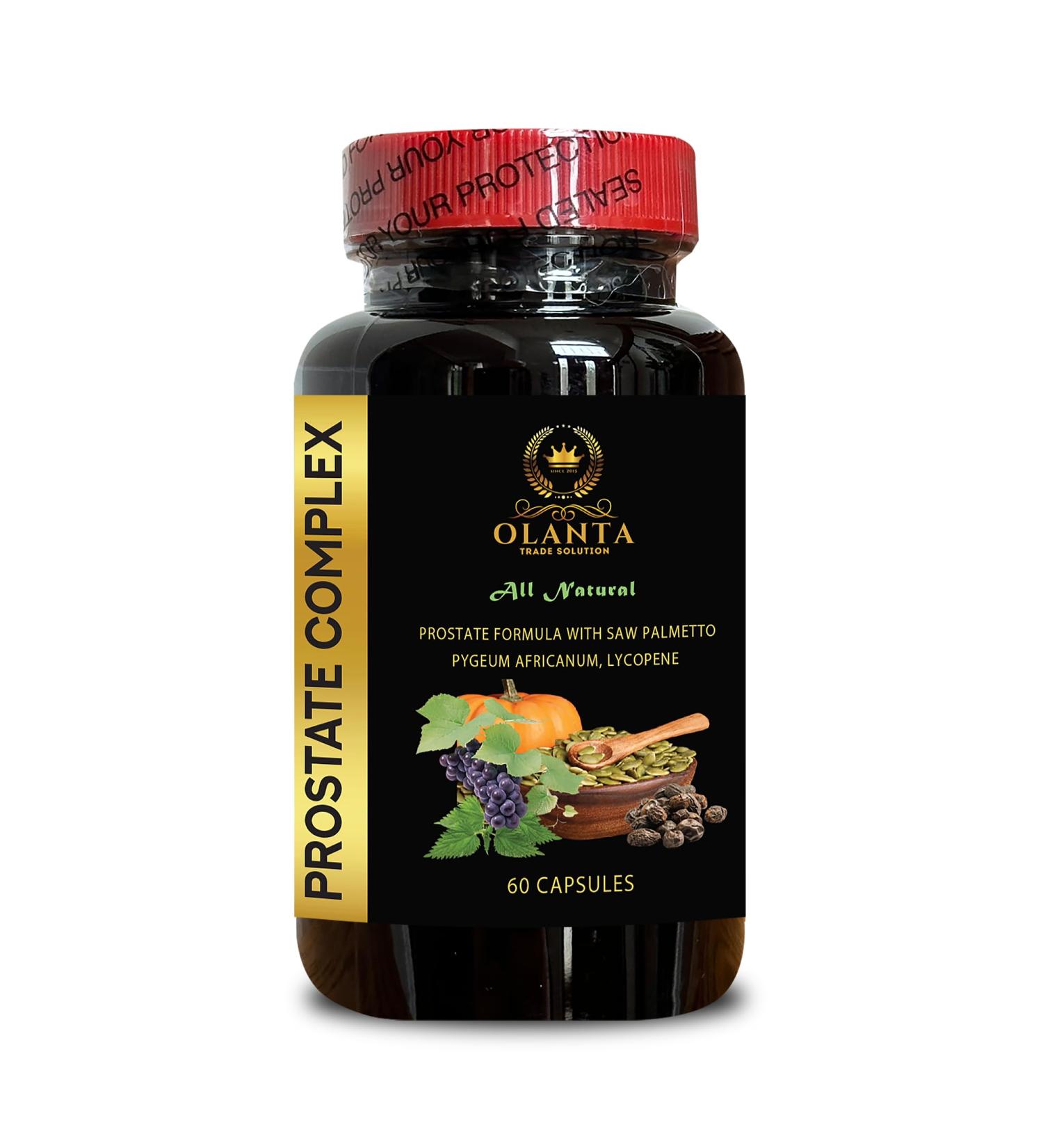 OLANTA TRADE SOLUTION Prostate Support Formula - Prostate Support Pills Saw Palmetto & Herbal Blend for Daily Care Boron for Prostate Immune Support Complex - 60 Capsules - Buy Online on GoSupps.com