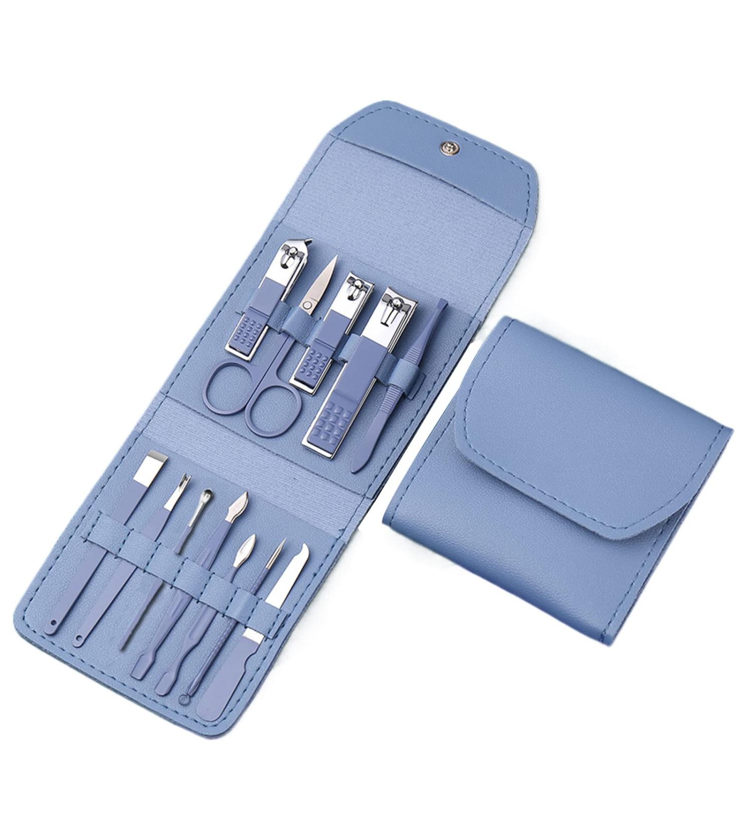 Siuke Nail Clipper Set - Portable Manicure & Pedicure Tool Kit with Nail File Trimmer & Eyebrow Trimmer for Hand & Foot Care - International Shipping Available - Buy Online on GoSupps.com