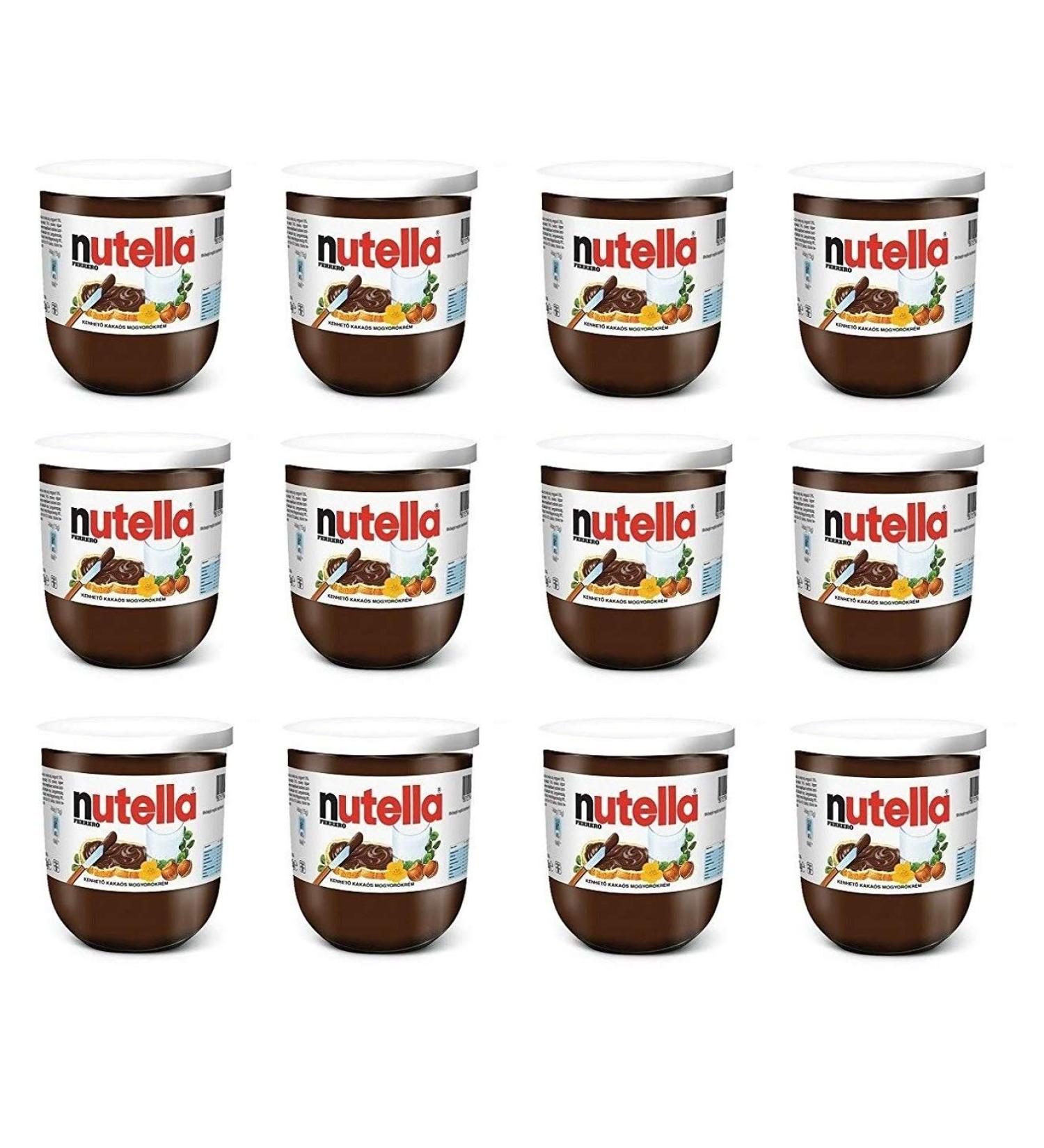 12x Ferrero Nutella nut hazelnut chocolate 200 g chocolate spread bread spread