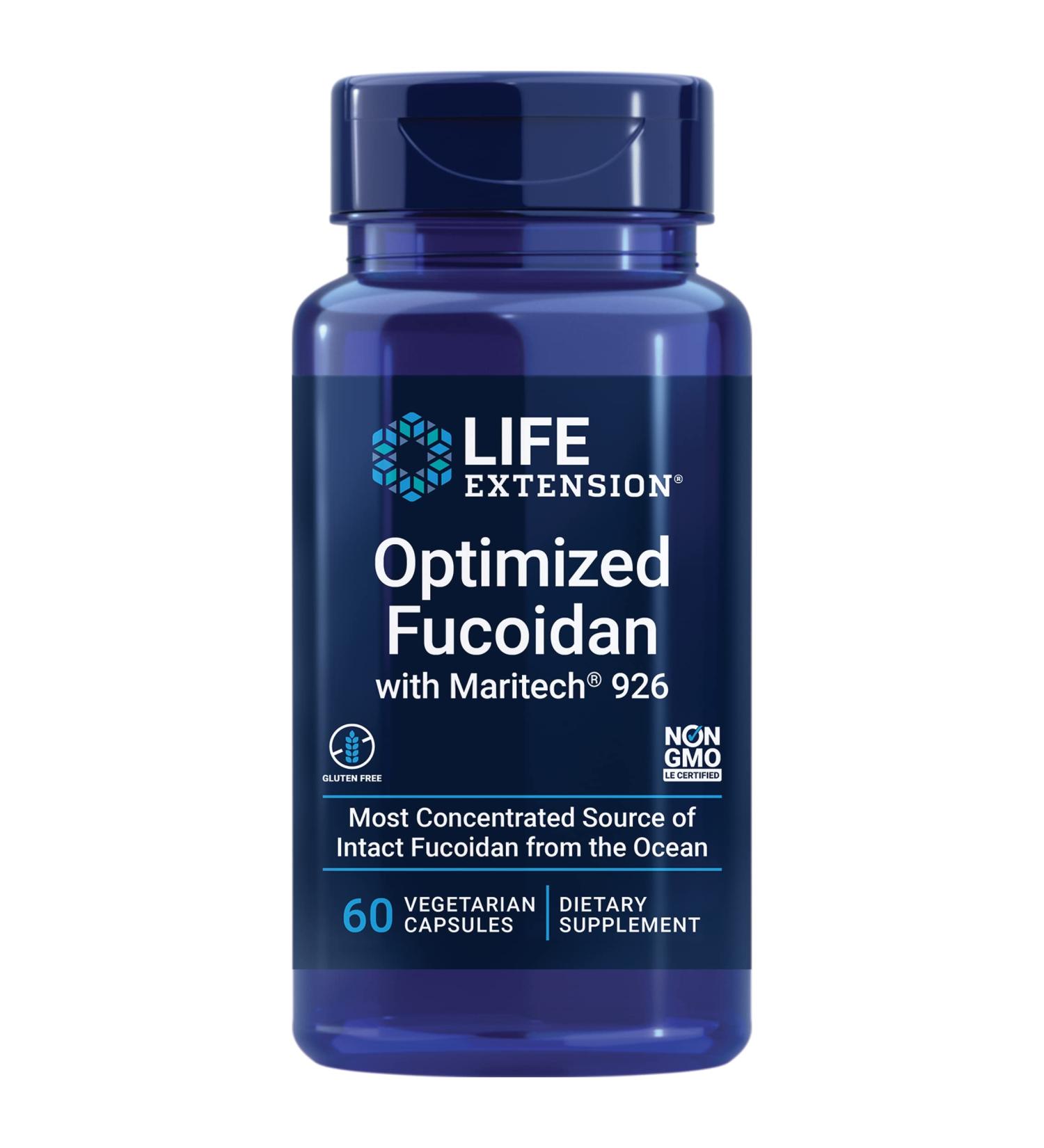 Buy Life Extension Optimized Fucoidan with Maritech 926 - 60 Vegetarian Capsules - Buy Online on GoSupps.com
