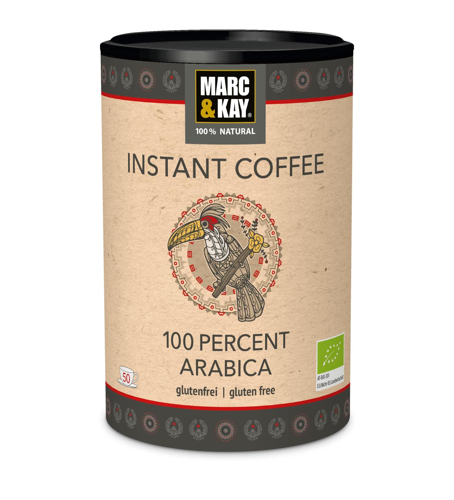 MARC & KAY | Organic Instant Coffee | 100% Arabica | Gluten-free