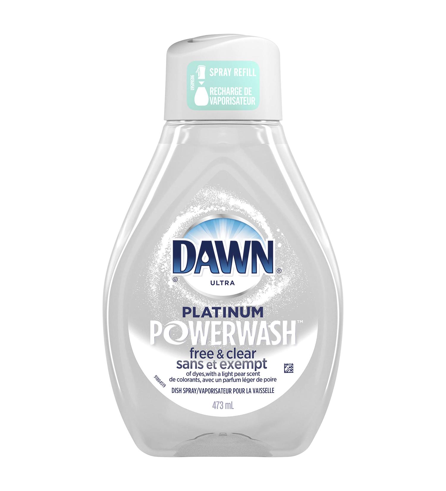 Dawn Free & Clear Powerwash Dish Spray Refill Dish Soap Pear Scent 473ml Pear 473 ml (Pack of 1) - Buy Online on GoSupps.com