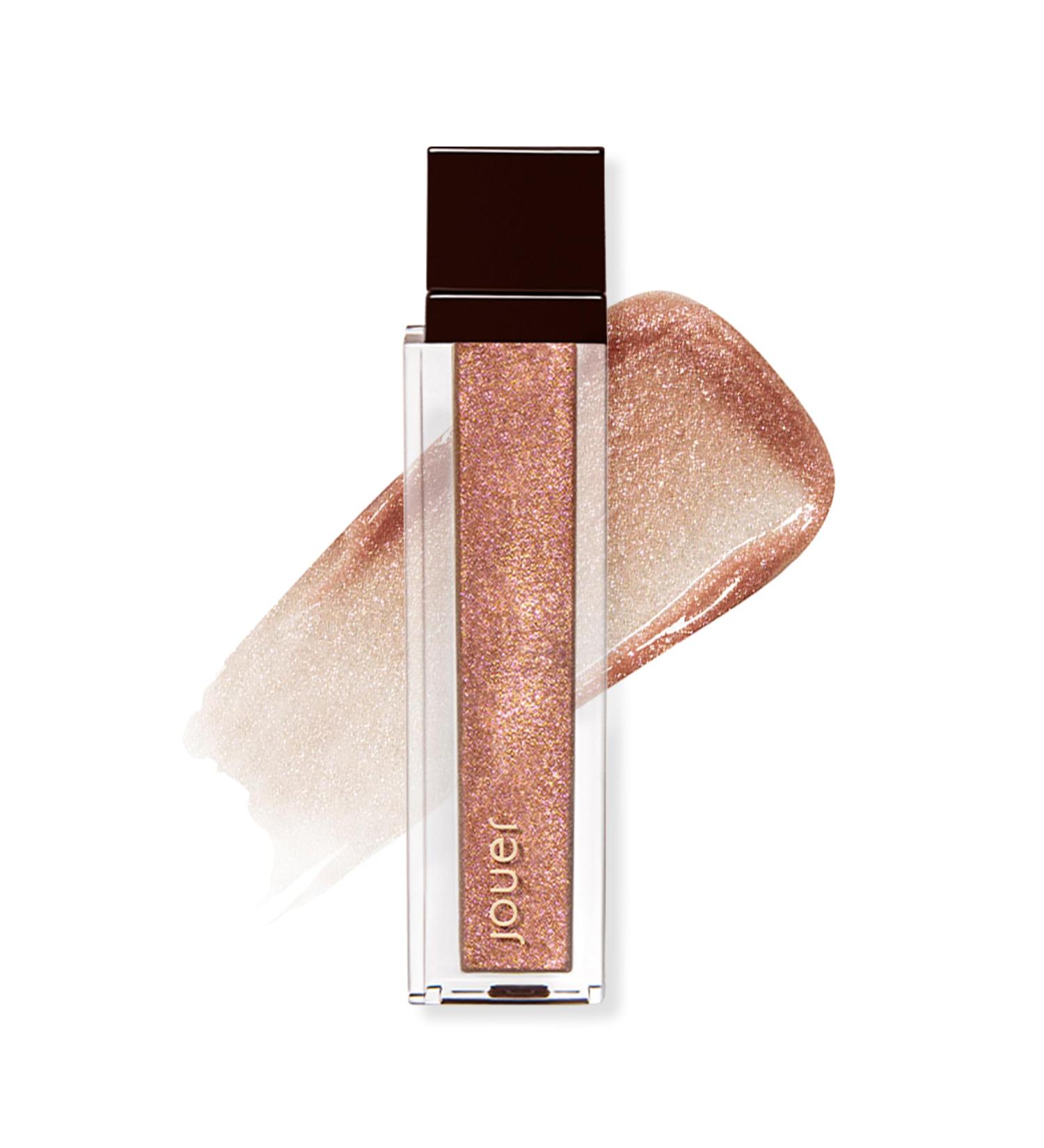 Jouer Long Wear Lip Topper | Moisturizing Lip Gloss | Non-Stick Shimmer | Vegan & Cruelty-Free | Rose Gold Metallic | International Shipping - Buy Online on GoSupps.com