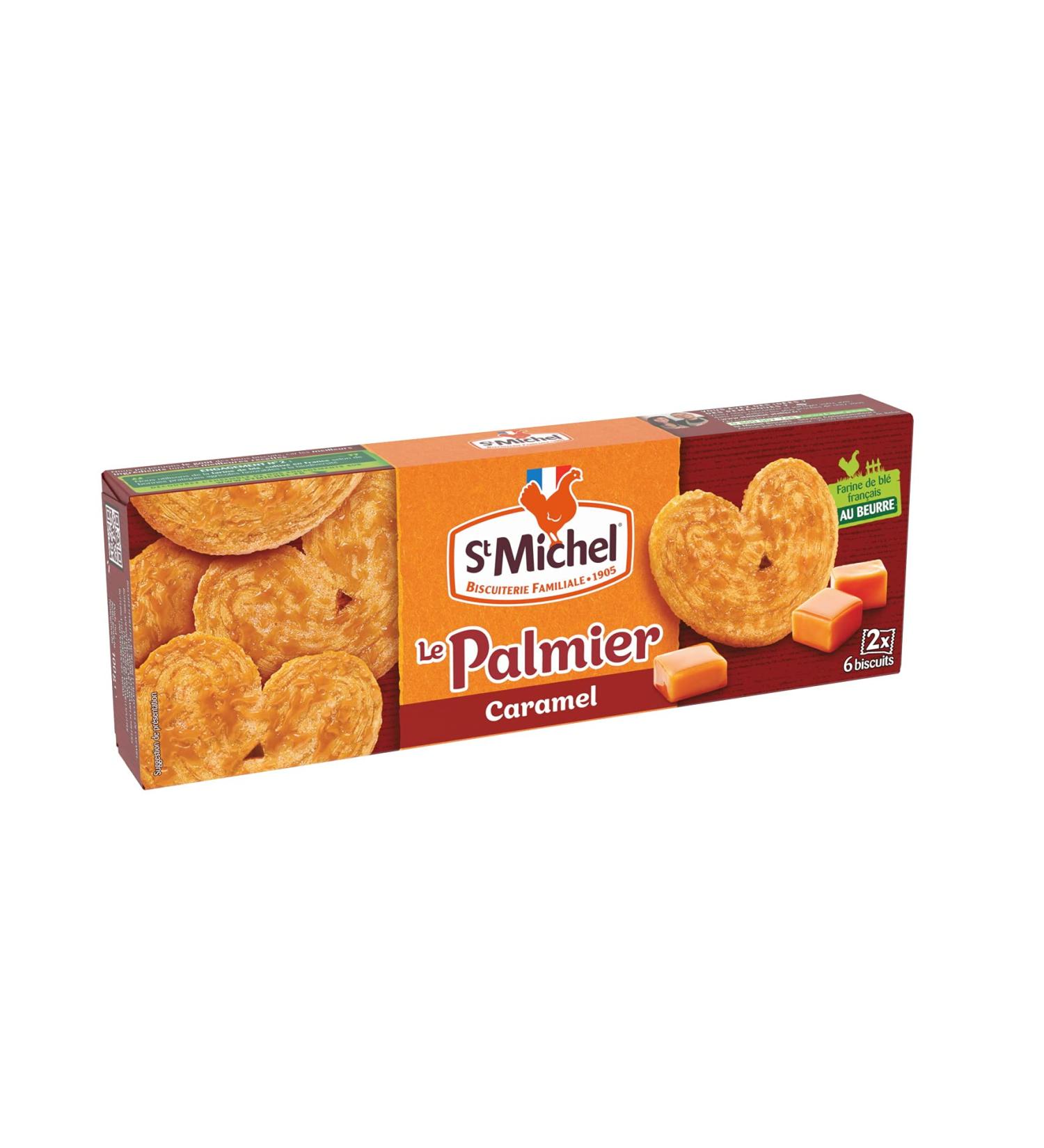 St Michel Palmiers Cookies 3.52oz - Exquisite French Pastry Treat - Buy Online on GoSupps.com