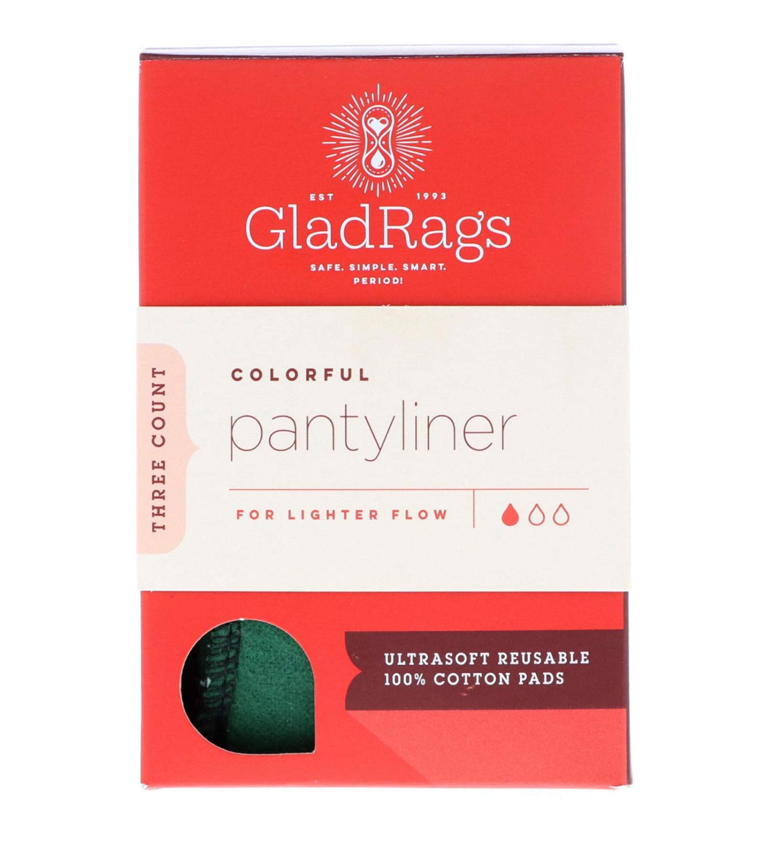 GladRags Pantyliners - Assorted 3 Count | Eco-Friendly & Reusable - Buy Online on GoSupps.com