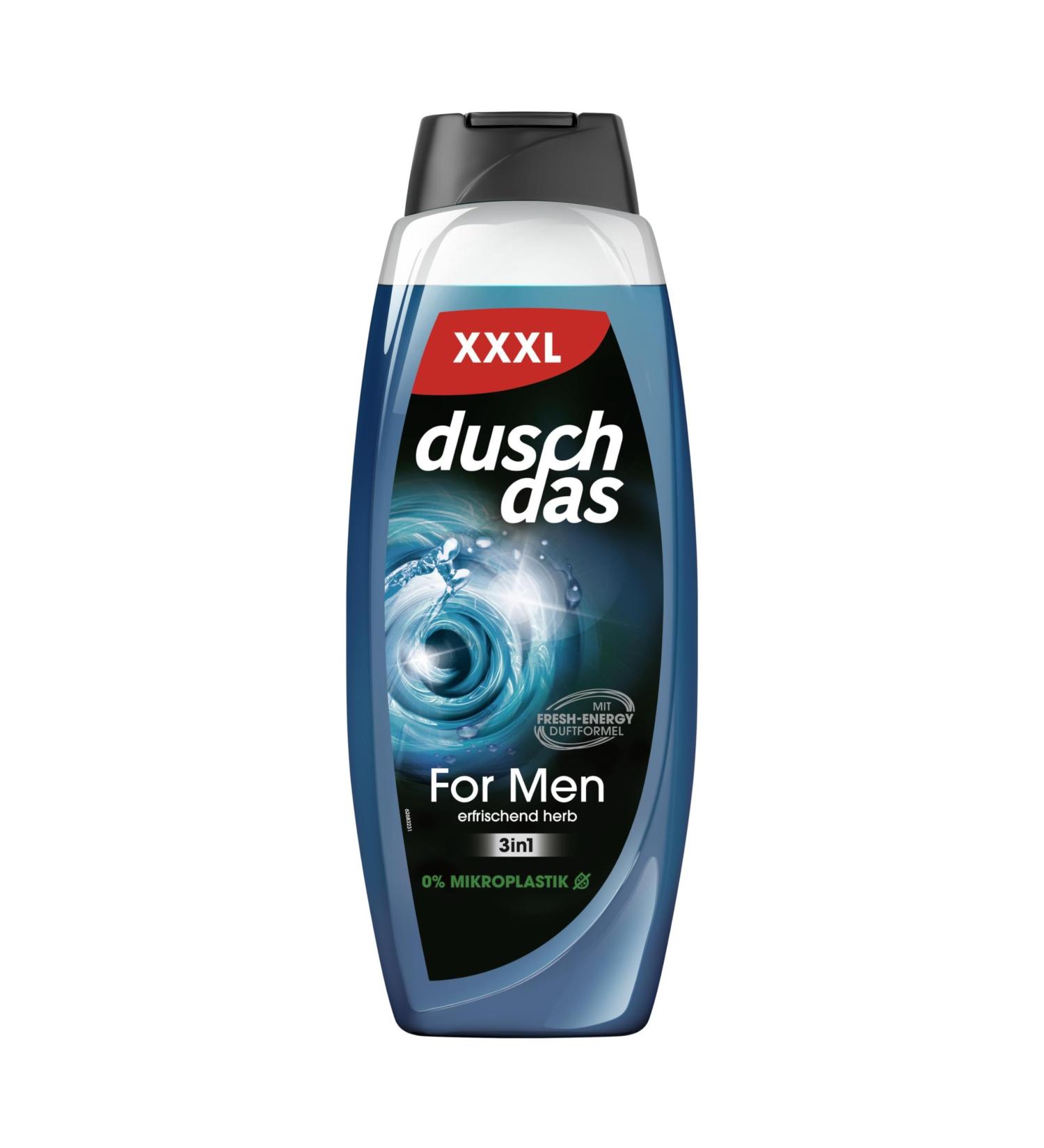  Duschdas Duschdas 3 in 1 Shower Gel and Shampoo for Men XXXL with Fresh Energy Fragrance Formula for a Refreshing Start to the Day 680ml - Buy Online on GoSupps.com