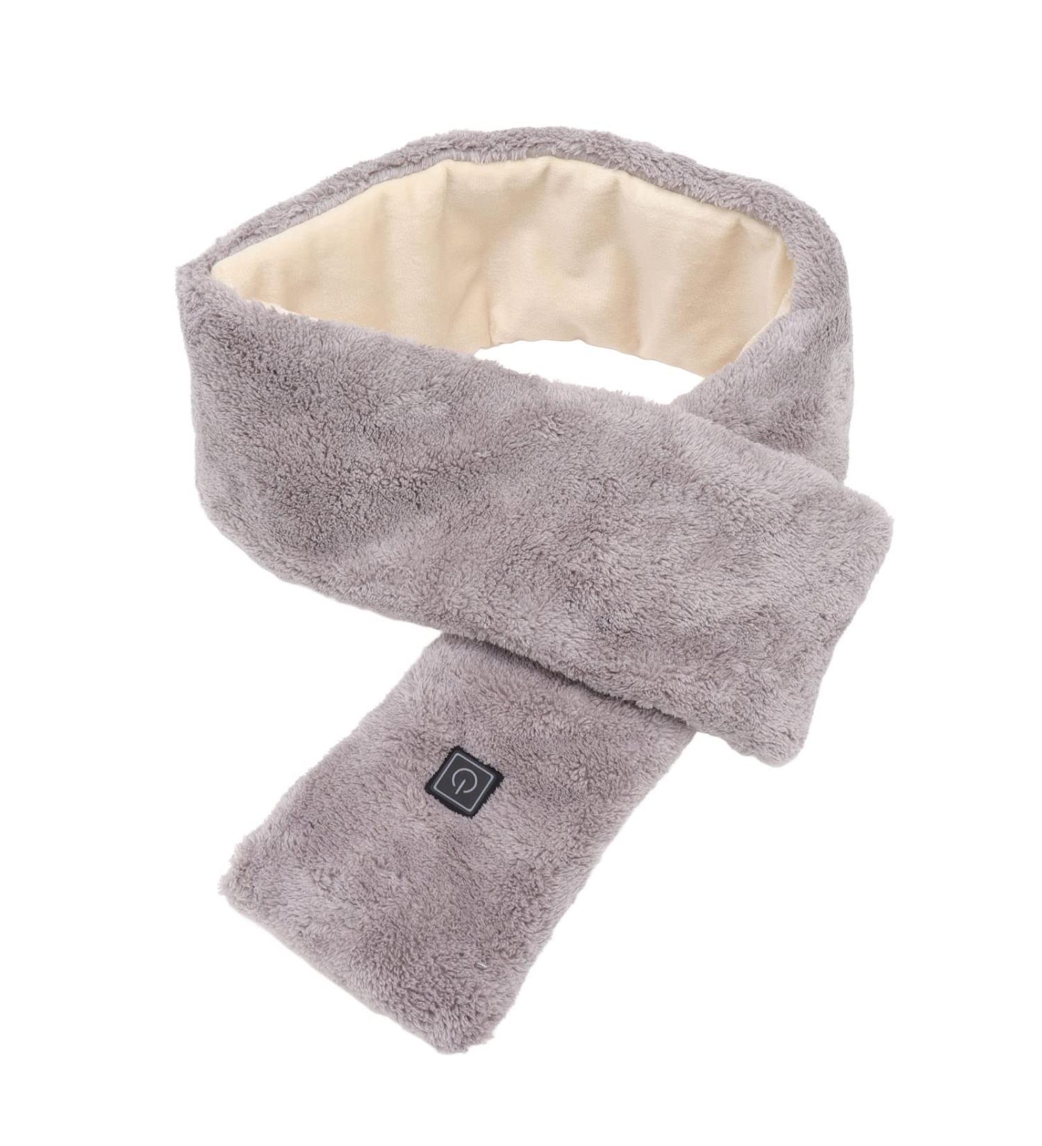 ZLXHDL USB Electric Heated Neck Pillow & Winter Scarf for Women - Intelligent Thermal Heating 3 Temperature Settings Perfect for Cold Weather (Gray) - Buy Online on GoSupps.com