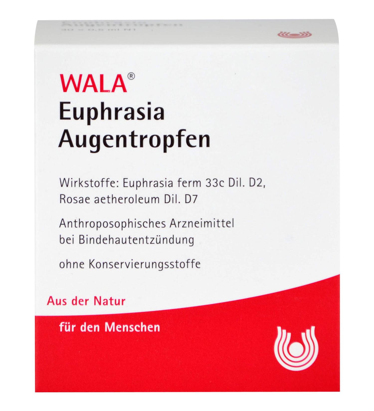 Buy Wala Heilmittel GmbH Euphrasia Eye Drops | 30x0.5 ml - Natural Relief for Eye Irritations | International Shipping Available - Buy Online on GoSupps.com