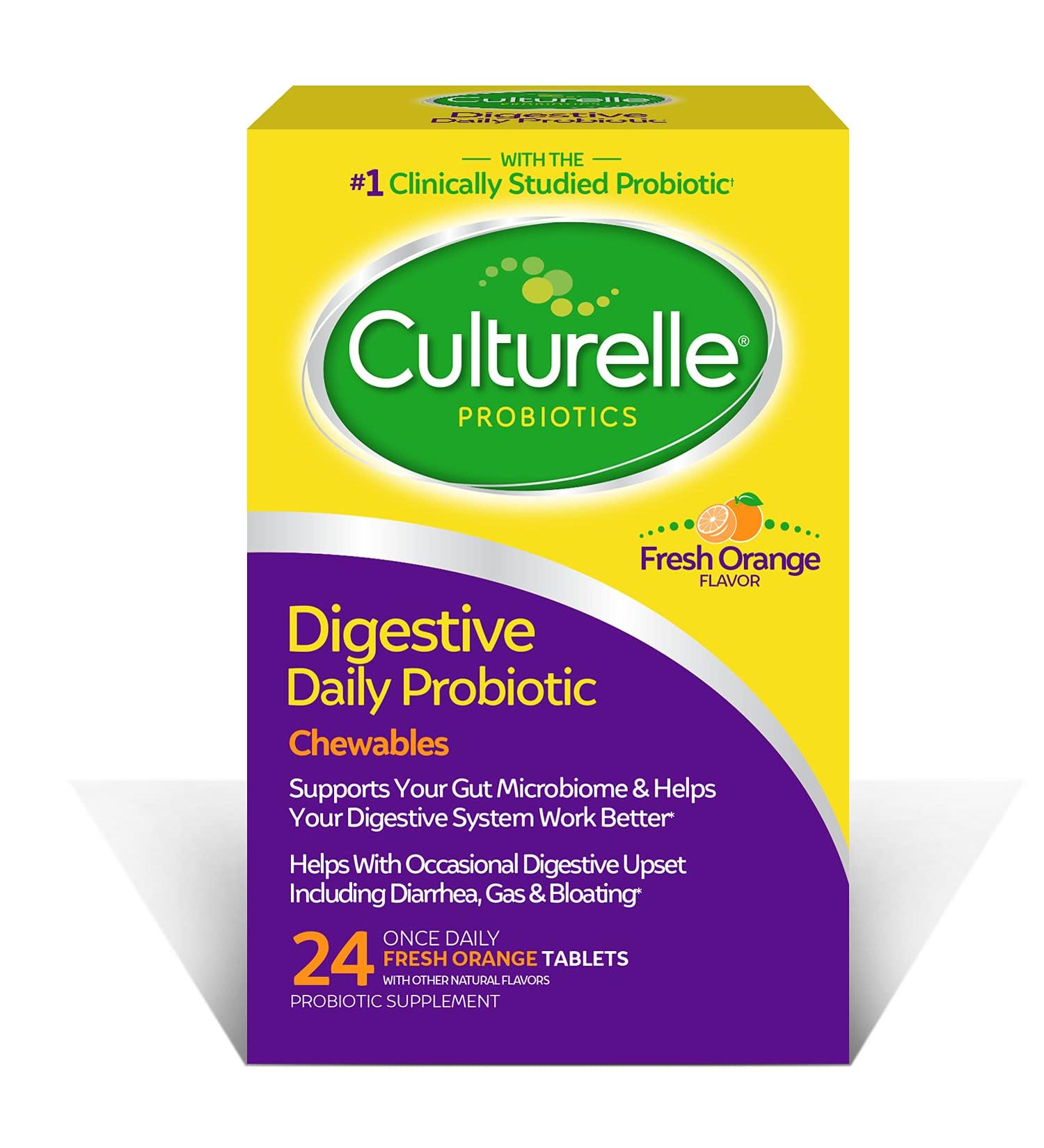 Culturelle Kids Chewable Probiotics for Kids Digestive & Immune Health Digestive Health Daily Probiotic Chewables for Men and Women - Buy Online on GoSupps.com