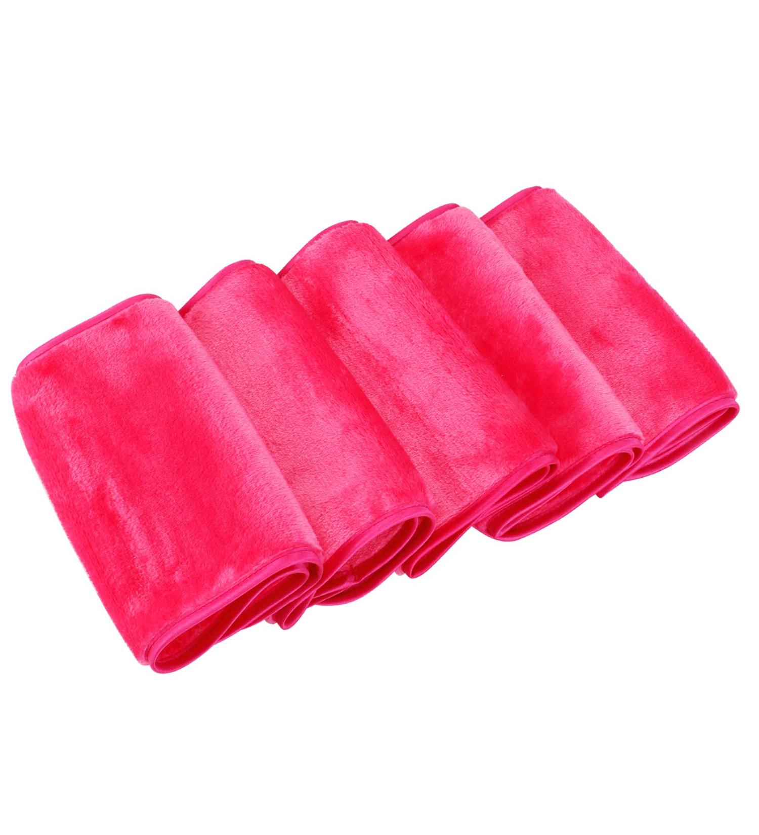 Microfiber Makeup Removal Towels - Hypoallergenic Reusable Washable (5 Pack) | Demplation Color-B - Buy Online on GoSupps.com