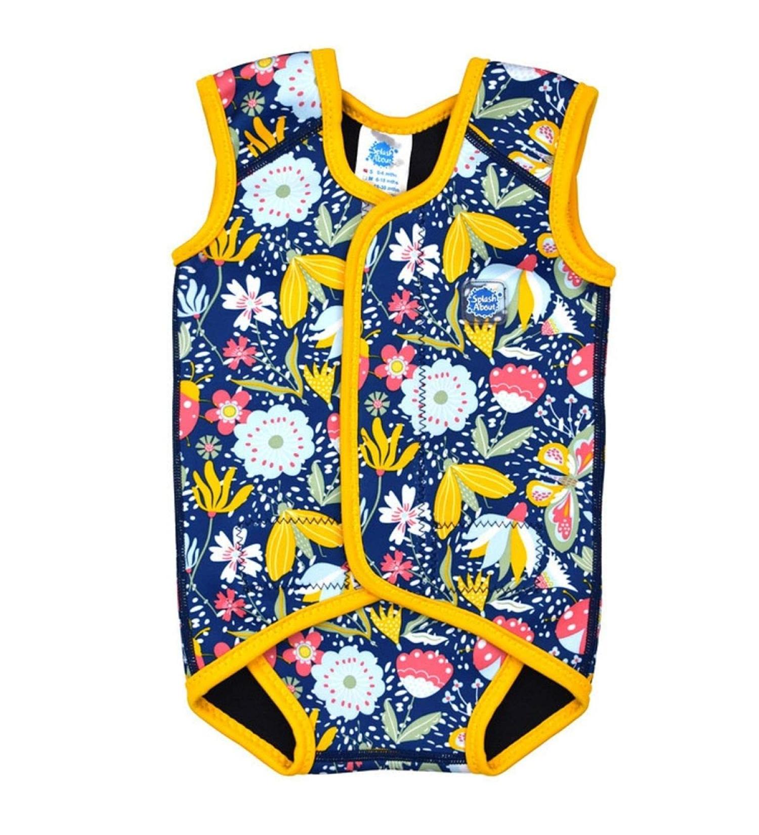 Splash About Baby Wrap Wetsuit Garden Delight 0-6 Months - Comfortable and Stylish for Swimming Adventures - Buy Online on GoSupps.com