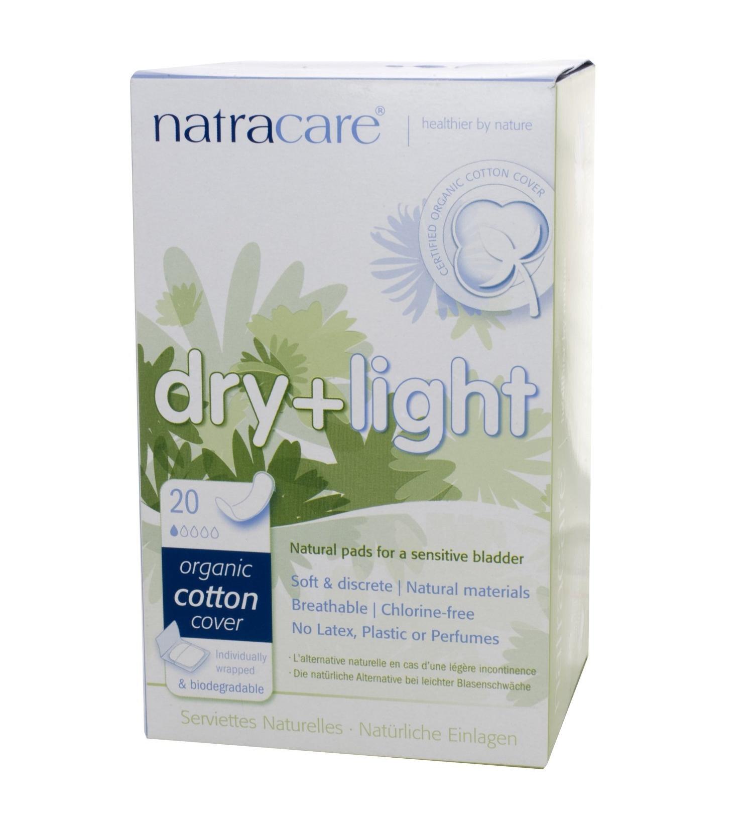Natracare Pads Dry&Light Incontince 20 Ct