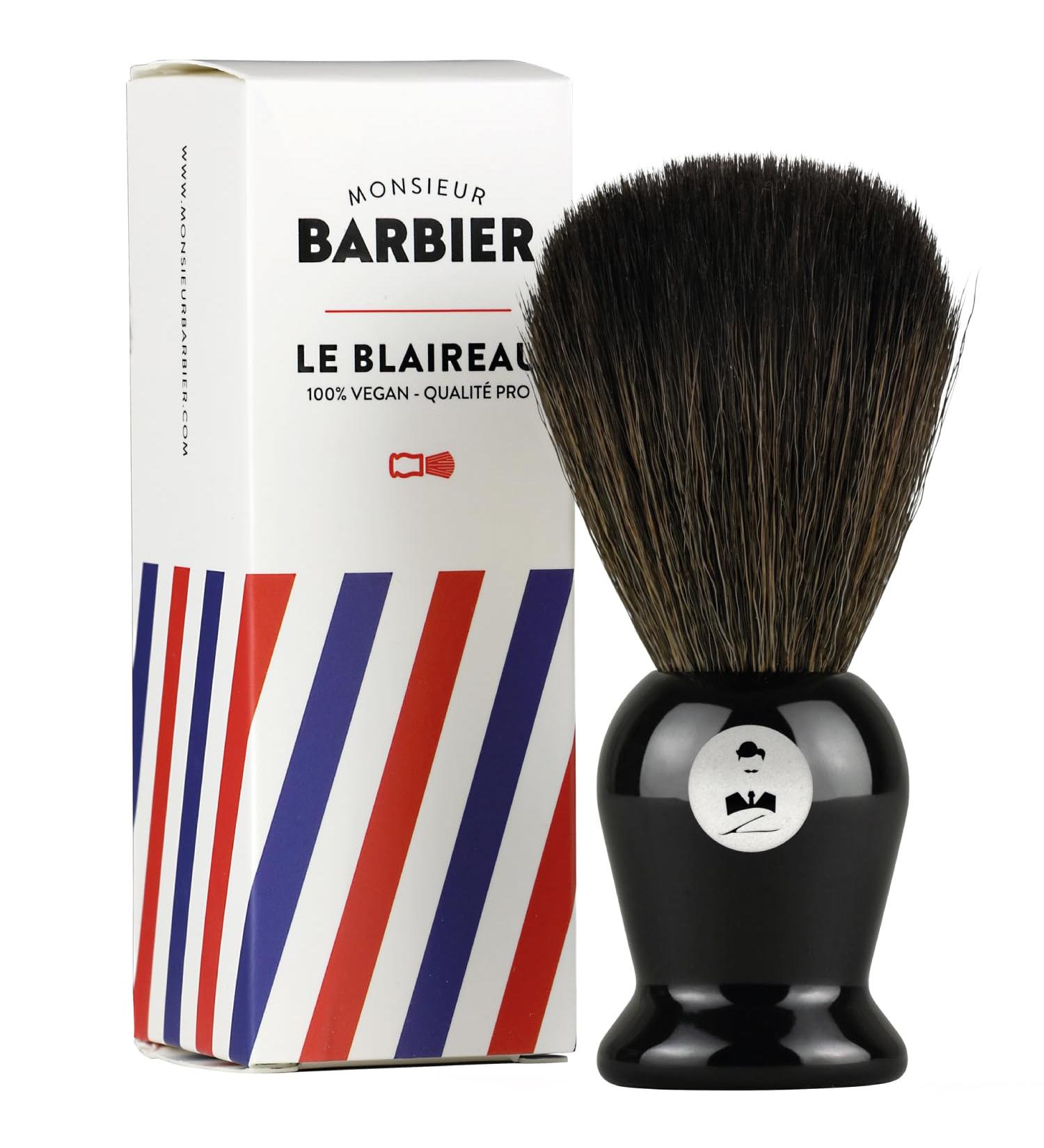 Monsieur Barbier Badger Hair Shaving Brush for Men | Luxury Grooming Tool for Ultimate Shave Experience - Buy Online on GoSupps.com