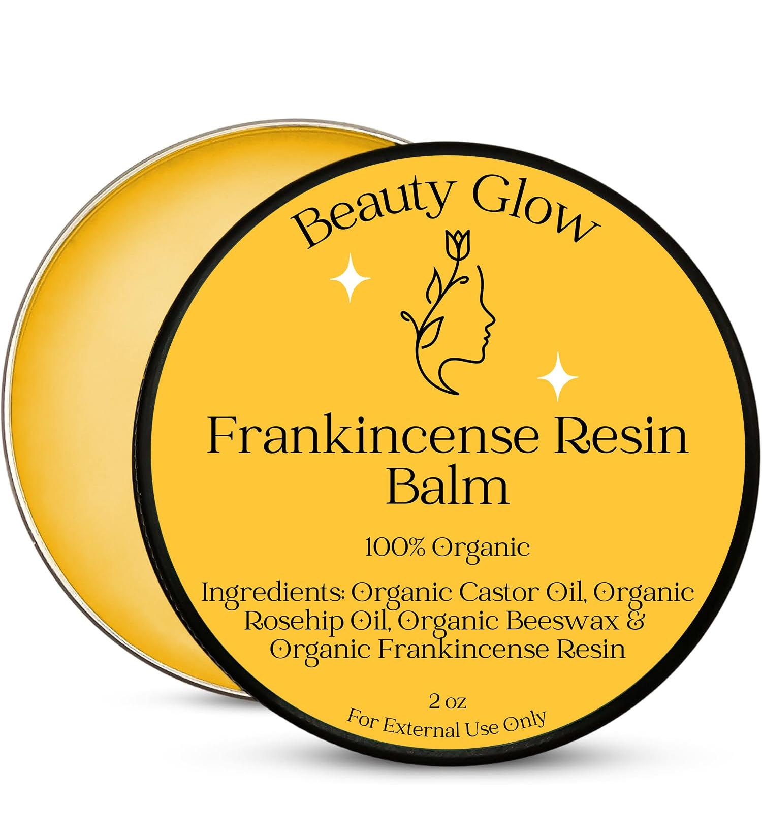 Beauty Glow Frankincense Resin Infused Balm Organic Castor & Rosehip Oils Frankincense Moisturizer Miracle Rub for Muscles & Joints Dry Sensitive Skin Body Hands & Face Natural Skin Care - Buy Online on GoSupps.com