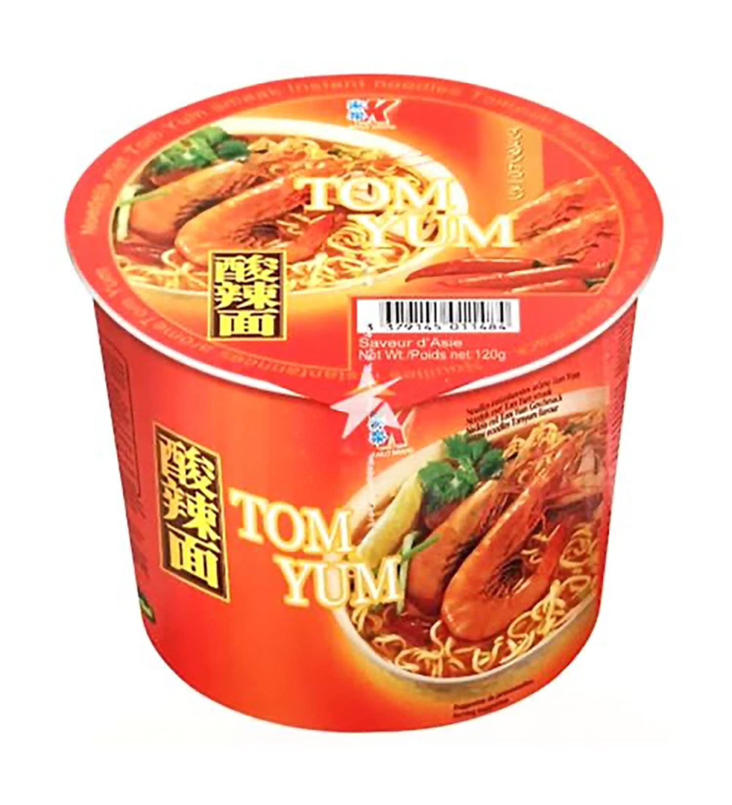 Instant noodles Kailo in bowl 120 g 12 bowls shipping from France by the St Bo Time Tom Yum