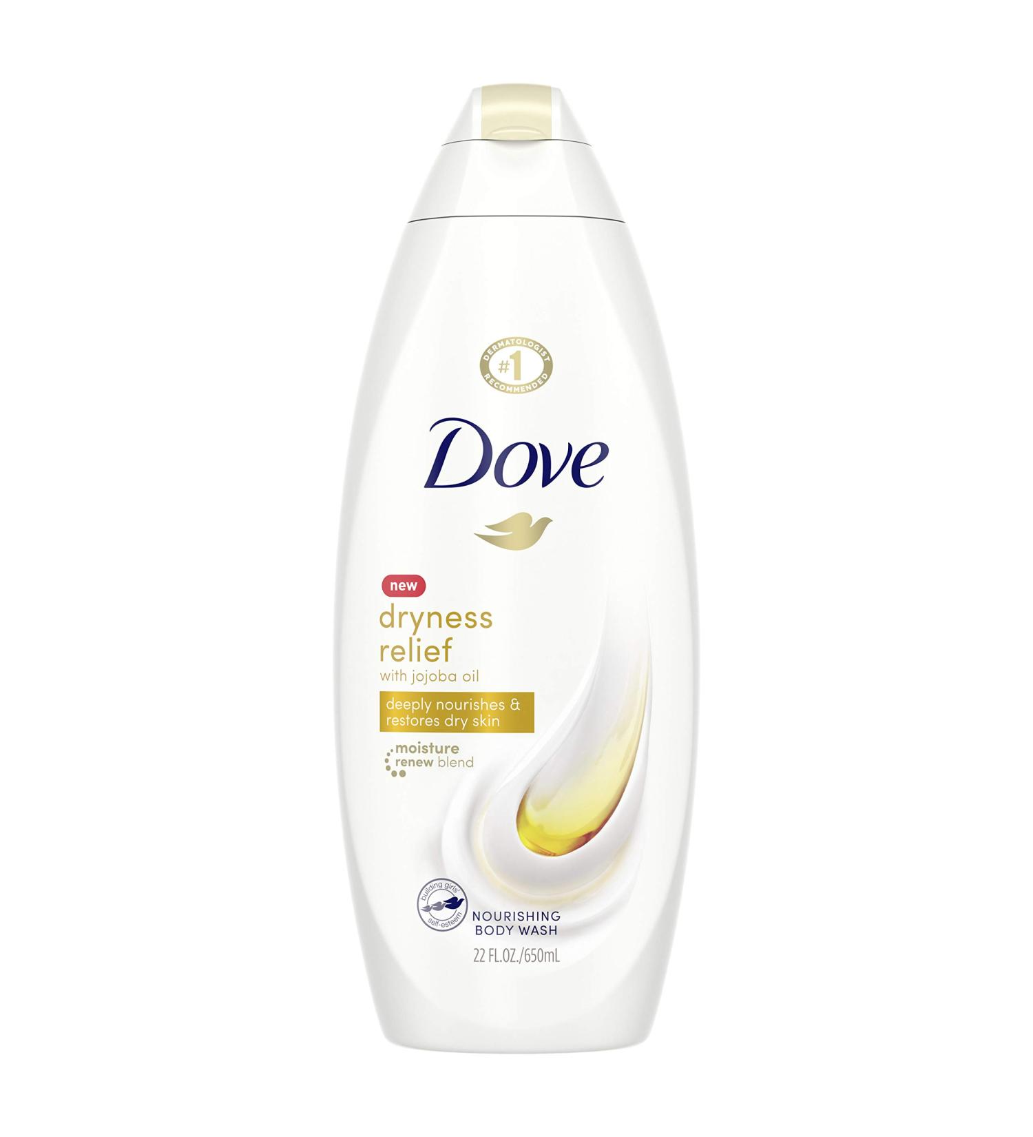 Dove Body Wash for Dry Skin - Hydrating Jojoba Oil | 22 oz - International Shipping - Buy Online on GoSupps.com