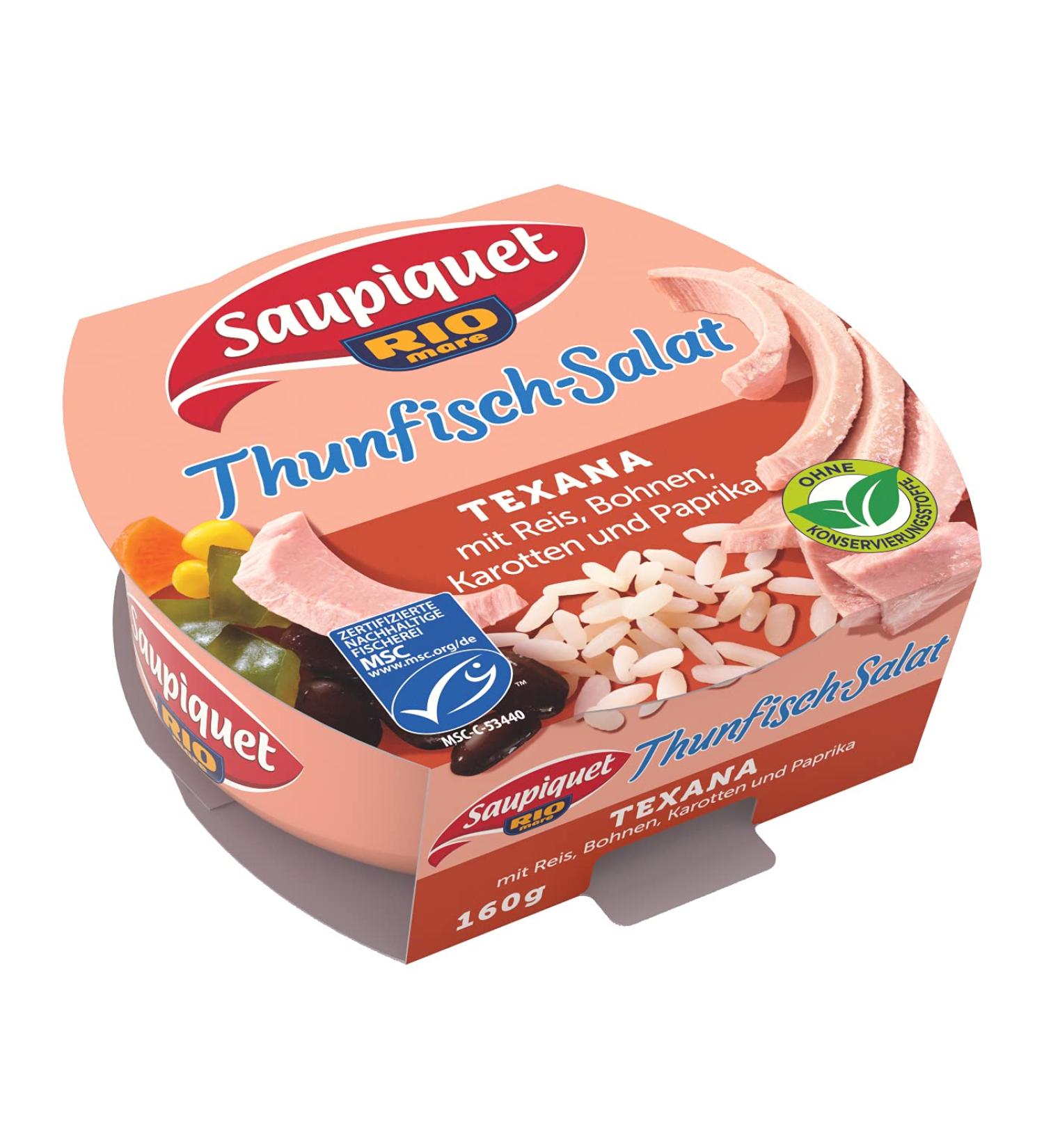 Saupiquet Rio Mare Tuna Salad Texana - 160g | Premium International Tuna Salad for Healthy Meals - Buy Online on GoSupps.com