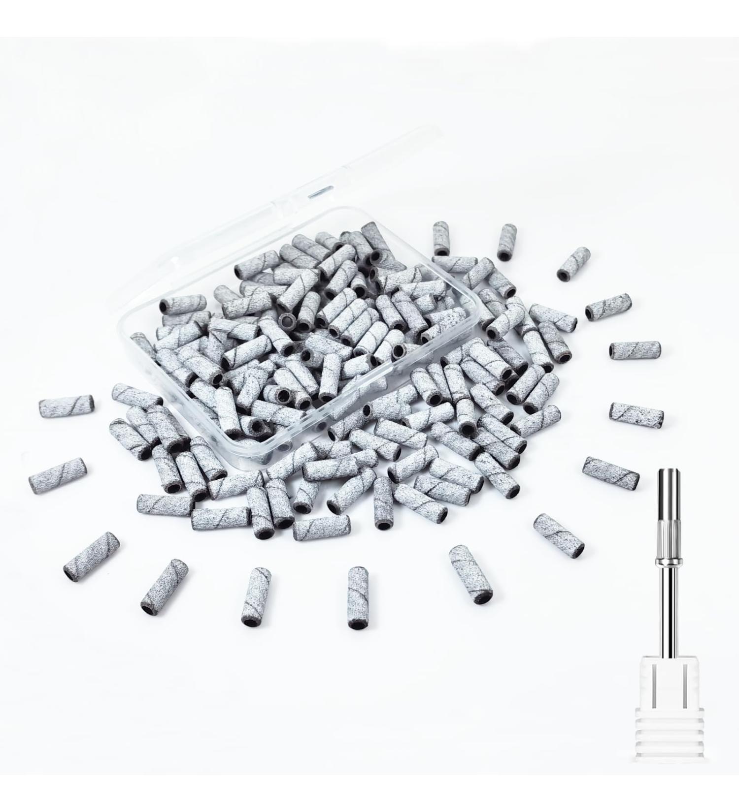 Sanding Bands for Nail Drill - 100 pcs 180 Grits Mandrel Bit Included | Essential Nail Tech Accessories - Buy Online on GoSupps.com