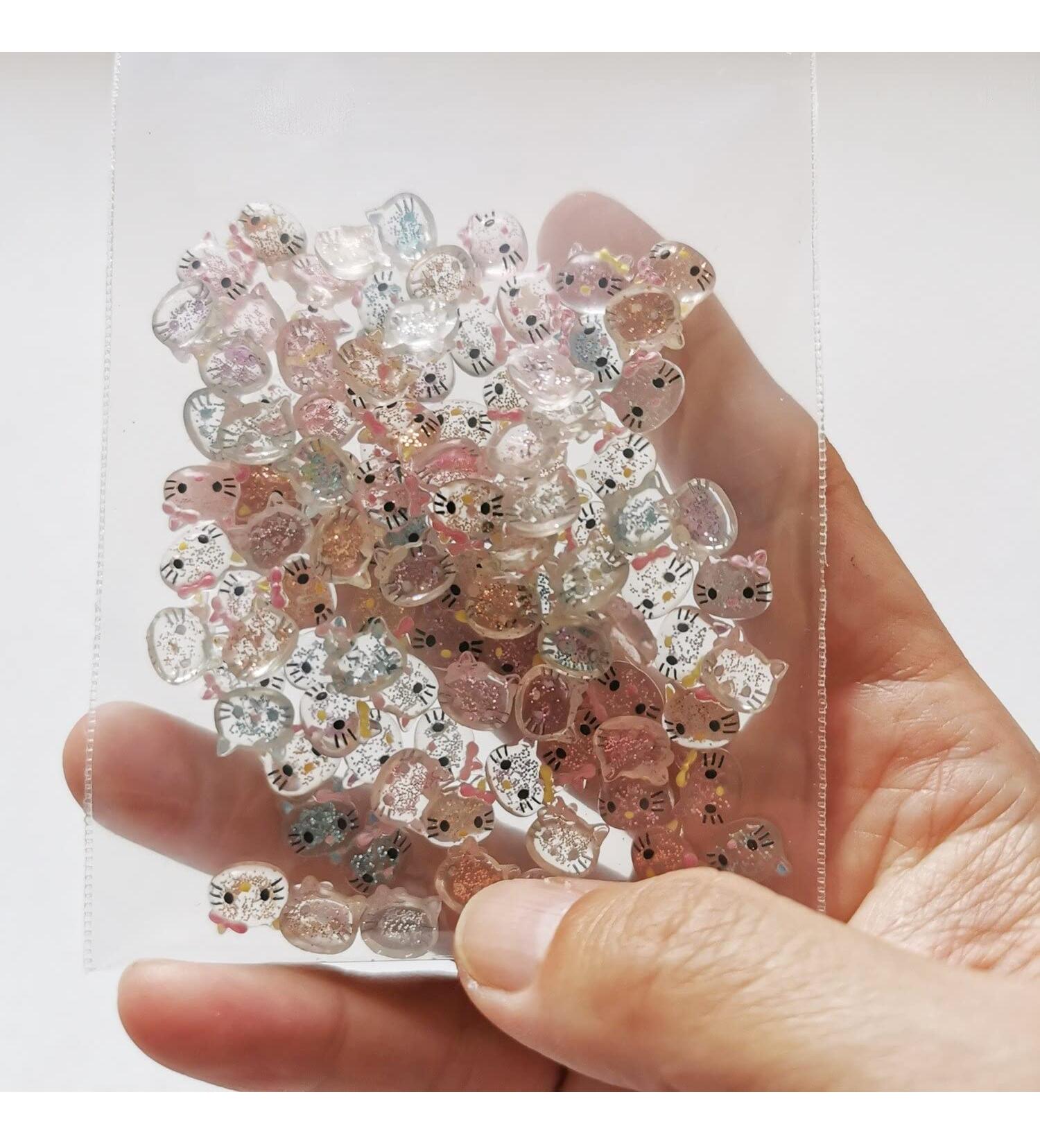 14Pcs/Lot Cute Resin Nail Art Charms Happy Animals Jelly Gummy Sweet Candy 3D Nail Decoration DIY Nail Accessories (14pcs  Mix Shape)