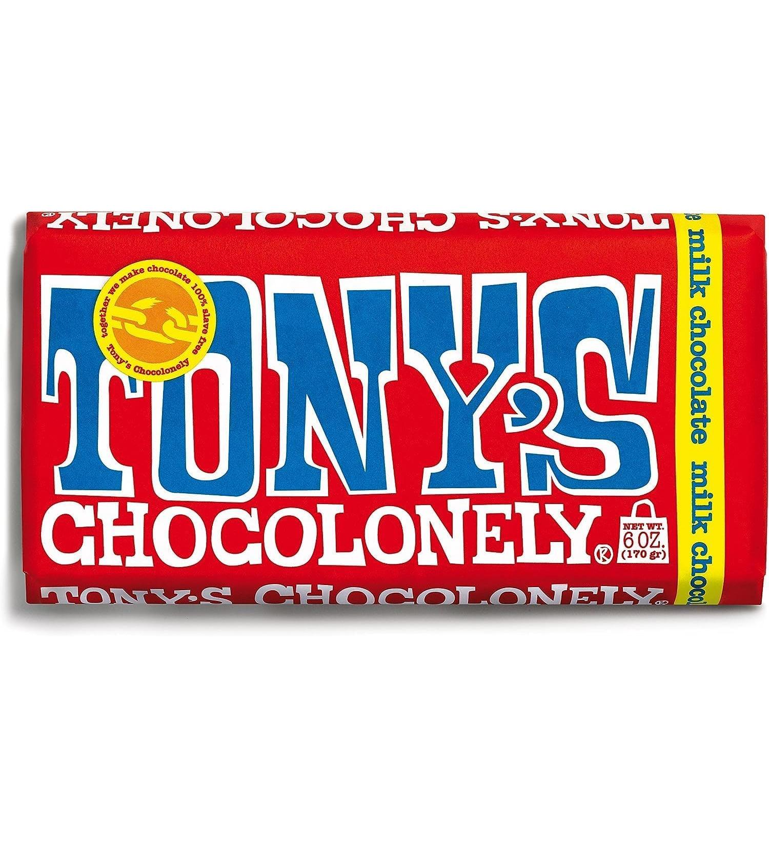 Tony's Chocolonely Milk Chocolate Bar 12 x 180g Tasty And Twisty Treat Gift Hamper For Birthday Christmas Sold By Kidzbuzz - Buy Online on GoSupps.com