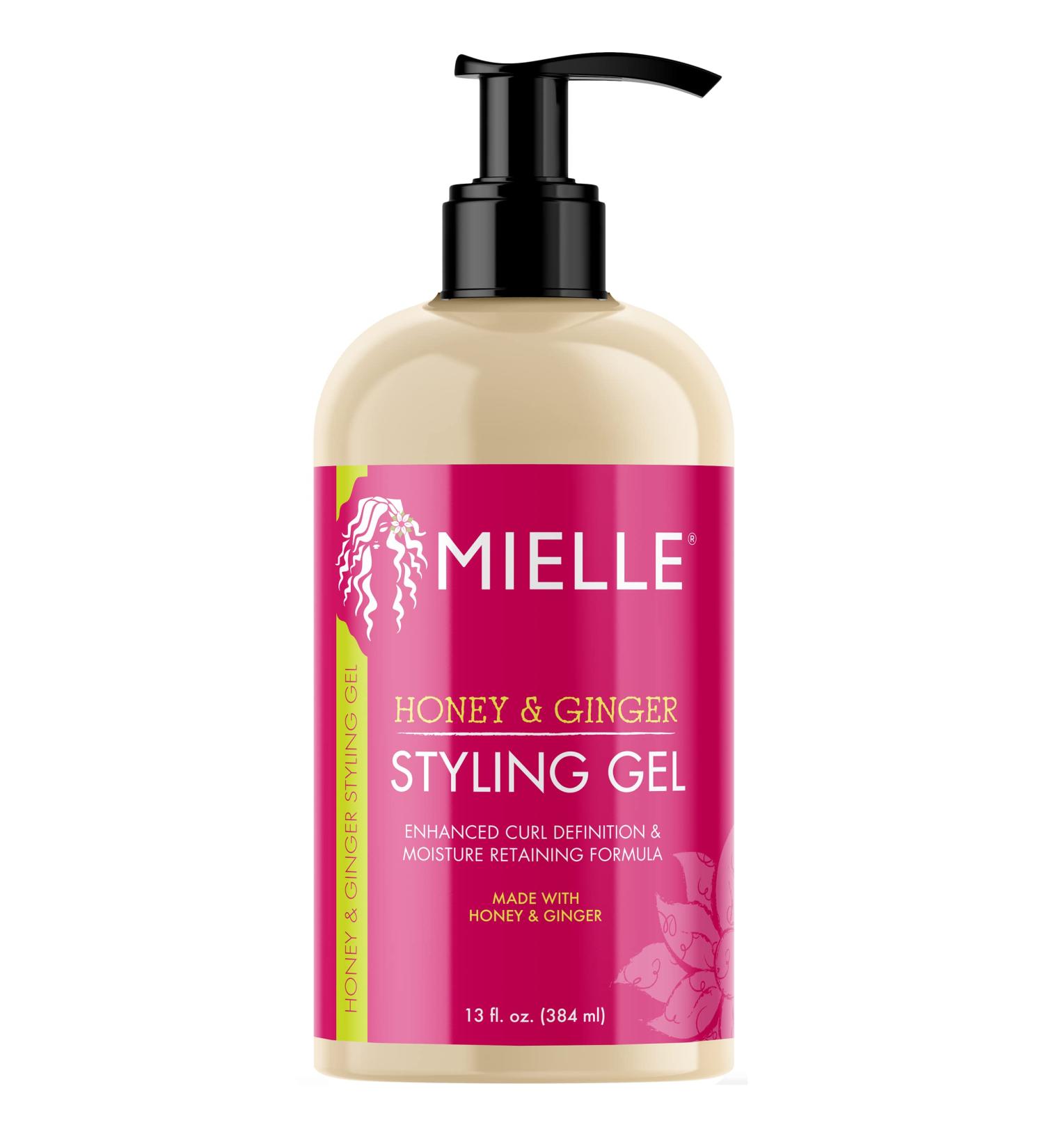 Mielle Organics Honey & Ginger Styling Gel Curl Enhancing & Moisture Retaining with Aloe (13 oz) - Buy Online on GoSupps.com
