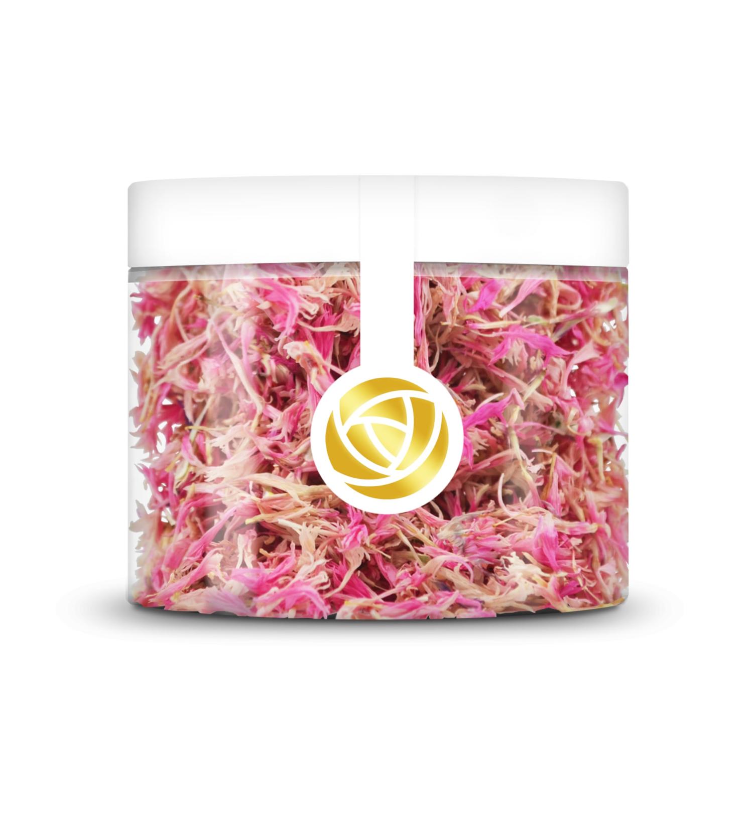 Buy Rosie Rose Edible Pink Cornflower Blossoms - 6g Dried Natural Cake Decoration for Cooking Tea Cupcakes & Salads - Buy Online on GoSupps.com
