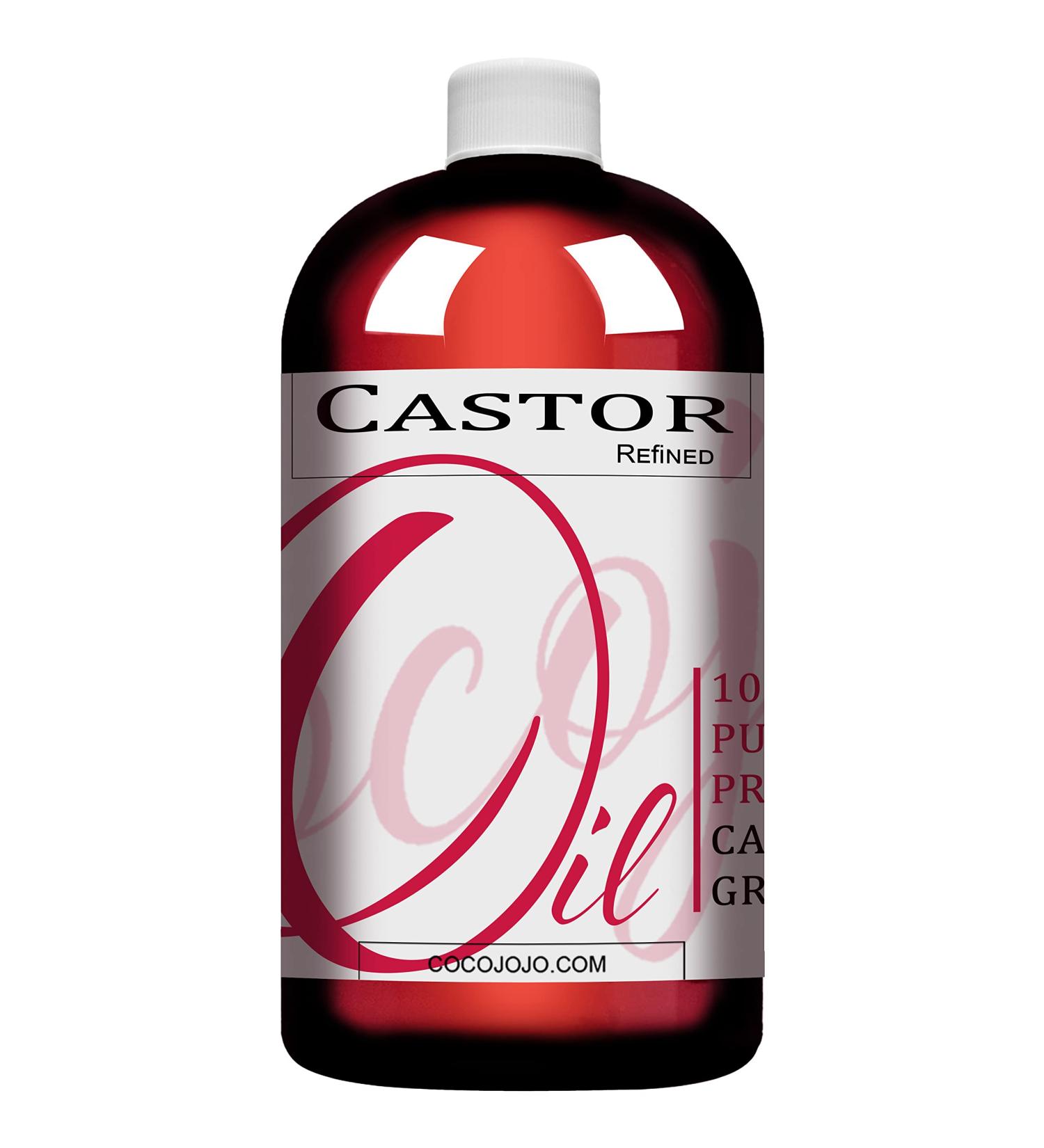 Castor Oil 100% Pure Refined Non-GMO Cold Pressed Bulk Carrier Oil 32 oz - Salon Quality for Hair Skin Nails Body - Premium Grade - Buy Online on GoSupps.com