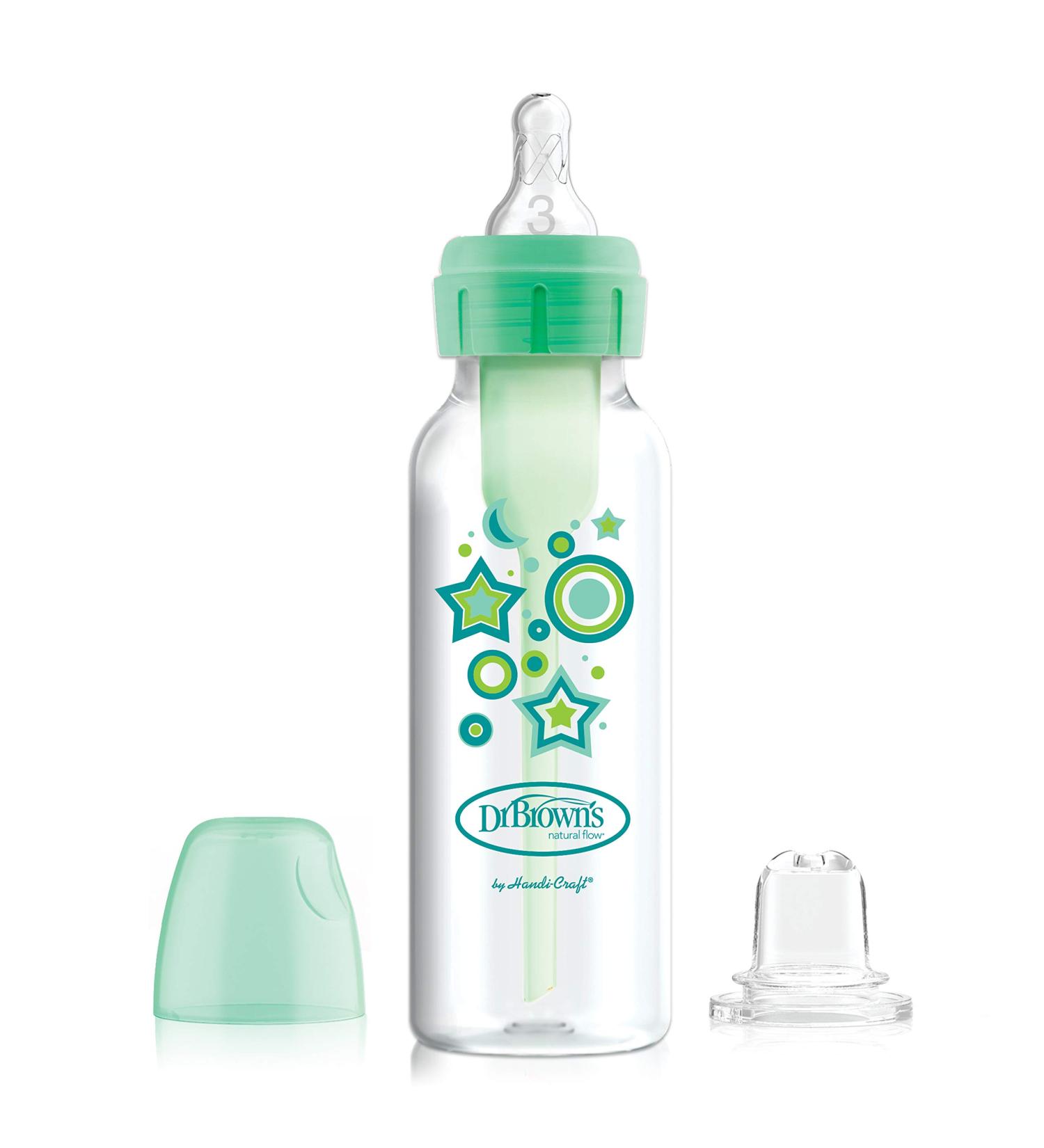 Dr. Brown's Options+ Anti-Colic Sippy Bottle Starter Kit - 8oz Green - 6m - Buy Online on GoSupps.com