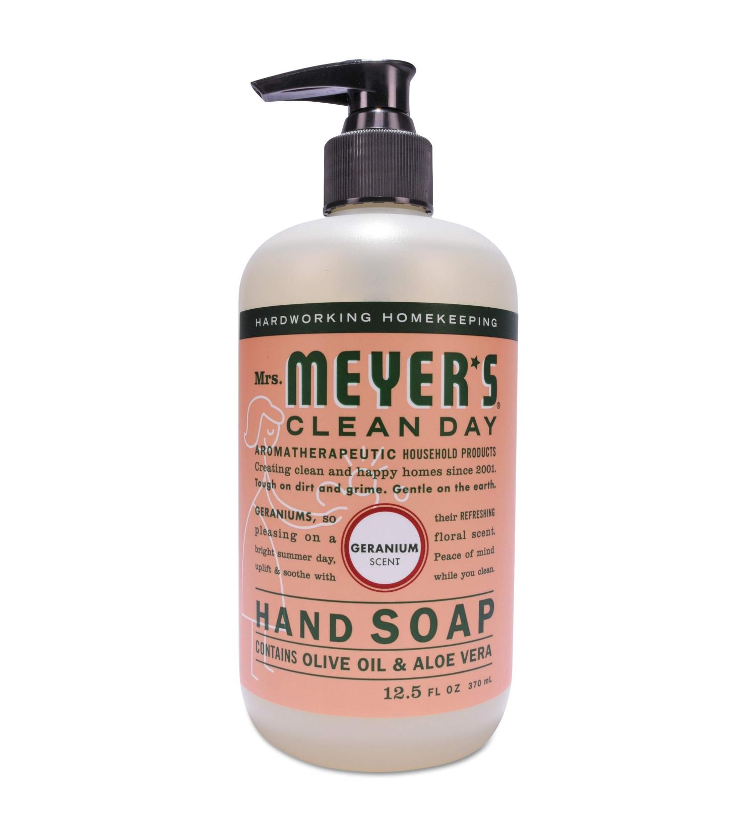 Mrs. Meyer'S Hand Soap Liq Geranium 12.5 Fz