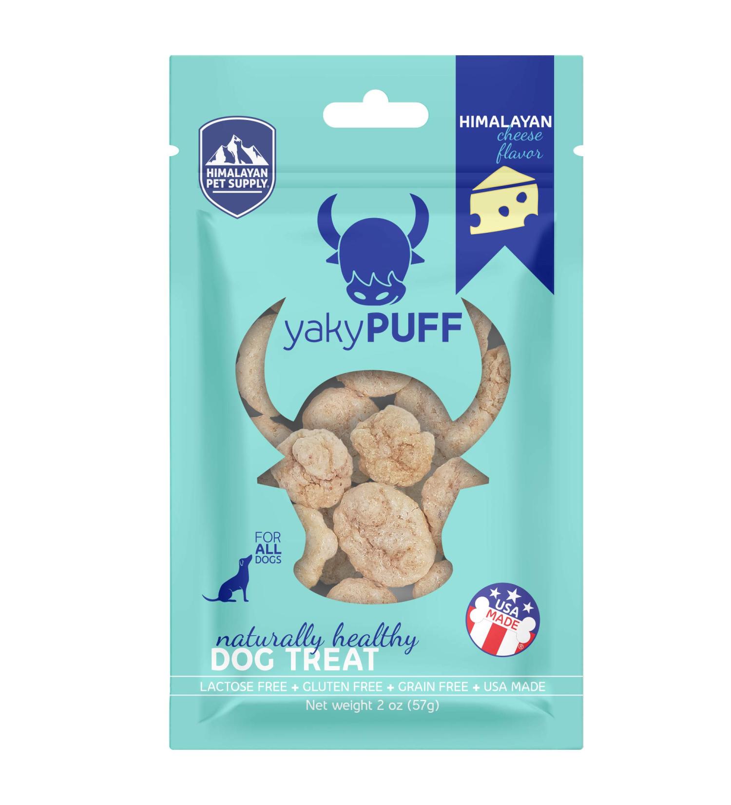 YakyPuff Himalayan Dog Treats - 2 oz Cheese Flavored | All-Natural & Healthy - Buy Online on GoSupps.com