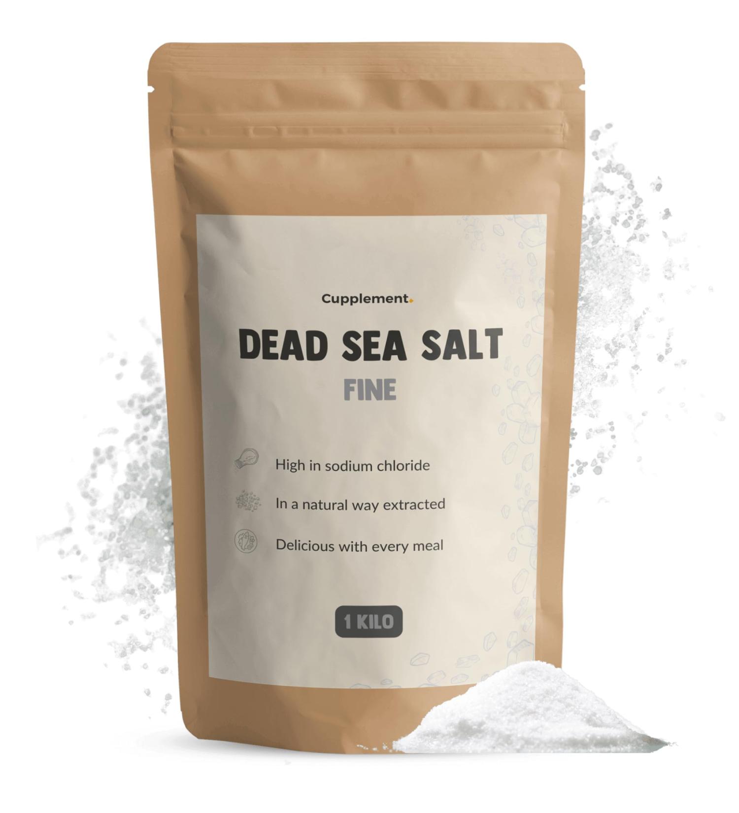 Cupplement Cupplement - Dead Sea Salt 1 KG - Superior Quality - Fine Salt - Buy Online on GoSupps.com