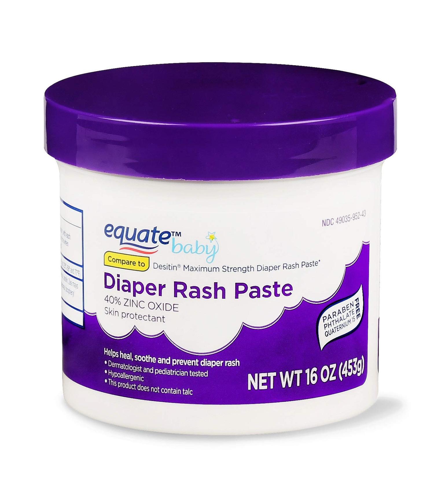 Equate Diaper Rash Relief Maximum Strength 16 Oz (2 pack)