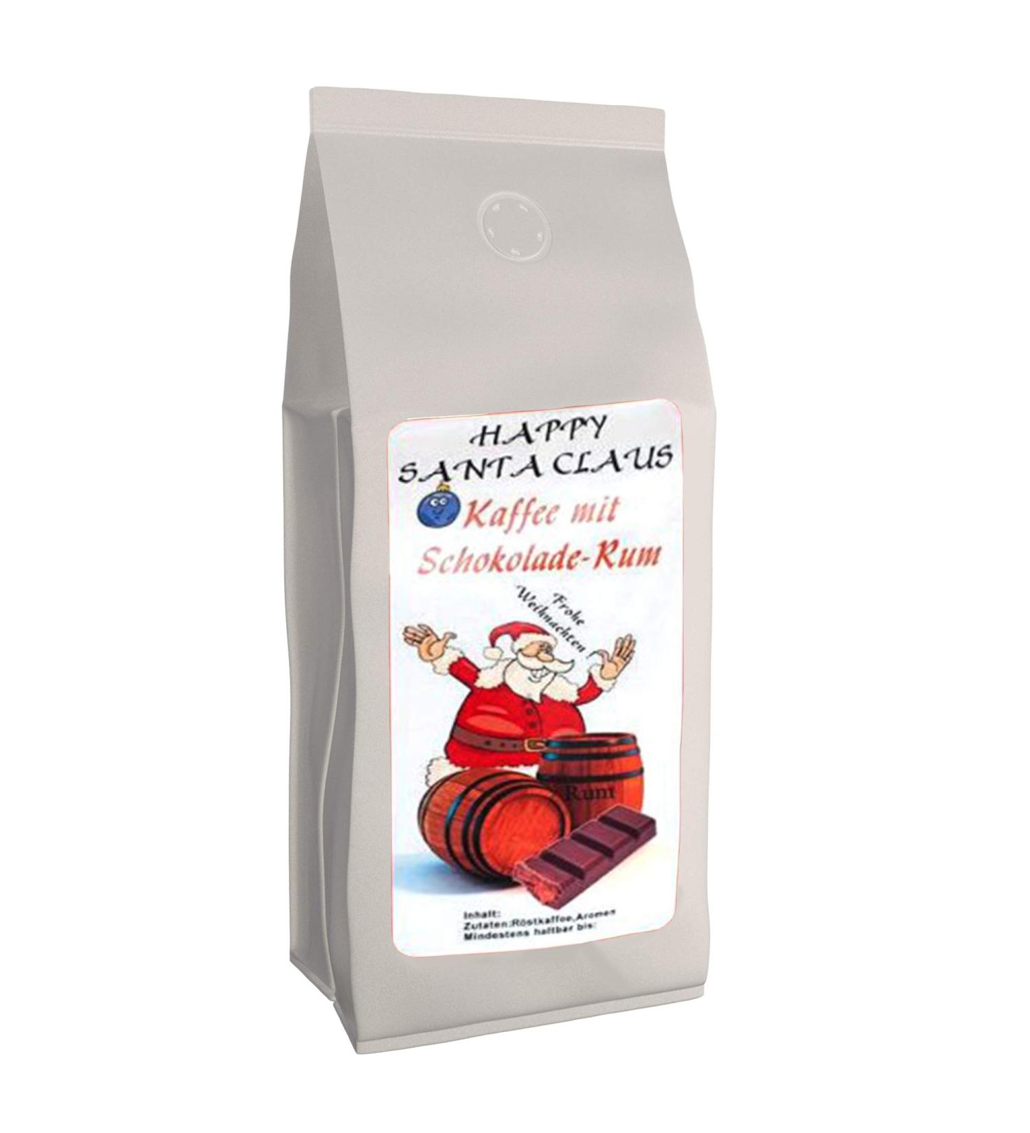 C&T Aromatic Coffee Flavored Coffee Happy Santa Claus Chocolate Ground 500g Sharp Coffee Smooth and Fresh rolled in its own routine