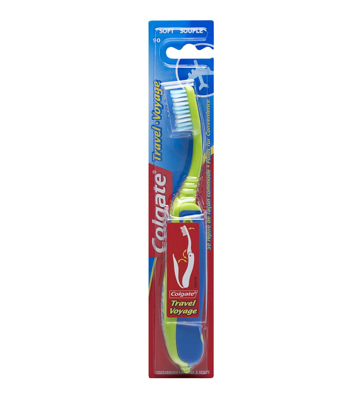 Colgate Travel Toothbrush Soft - Pack of 6 - Colors Vary - Buy Online on GoSupps.com