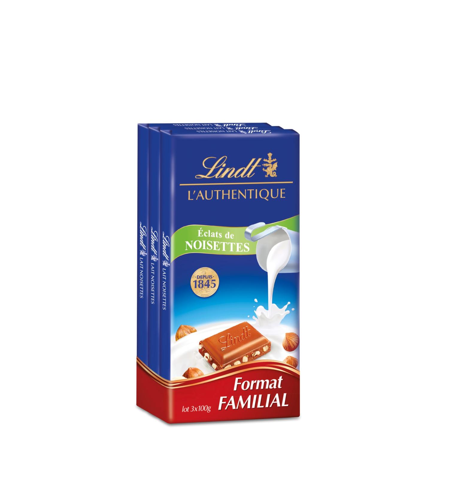 Lindt - Pack of 3 MA TRE CHOCOLATIER Bars - Hazelnut Milk Chocolate 3x100g - Buy Online on GoSupps.com