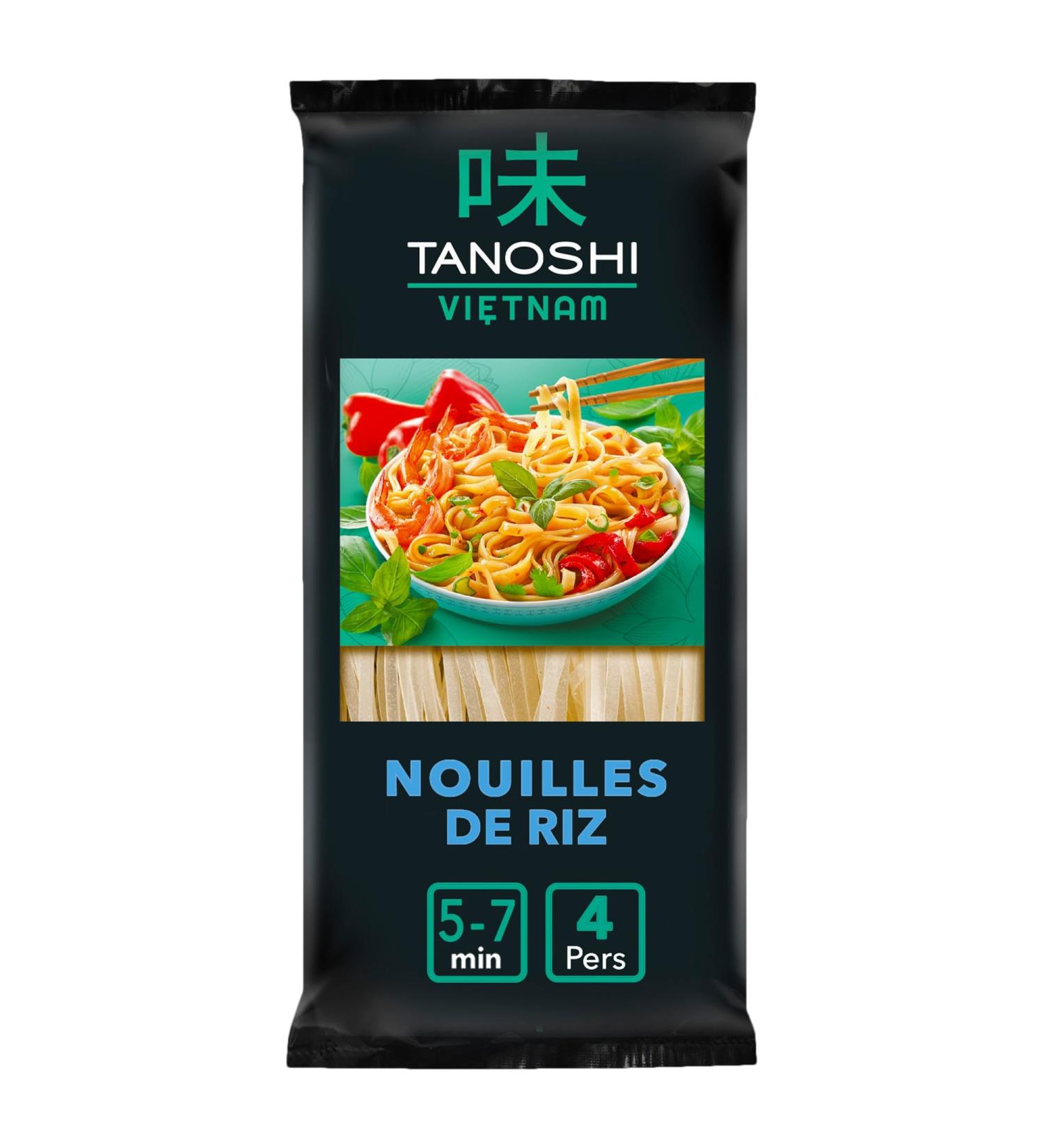 TANOSHI Vietnam - Dry Rice Noodles - For the Preparation of Nems Spring Rolls and B B n - 400 g - Buy Online on GoSupps.com
