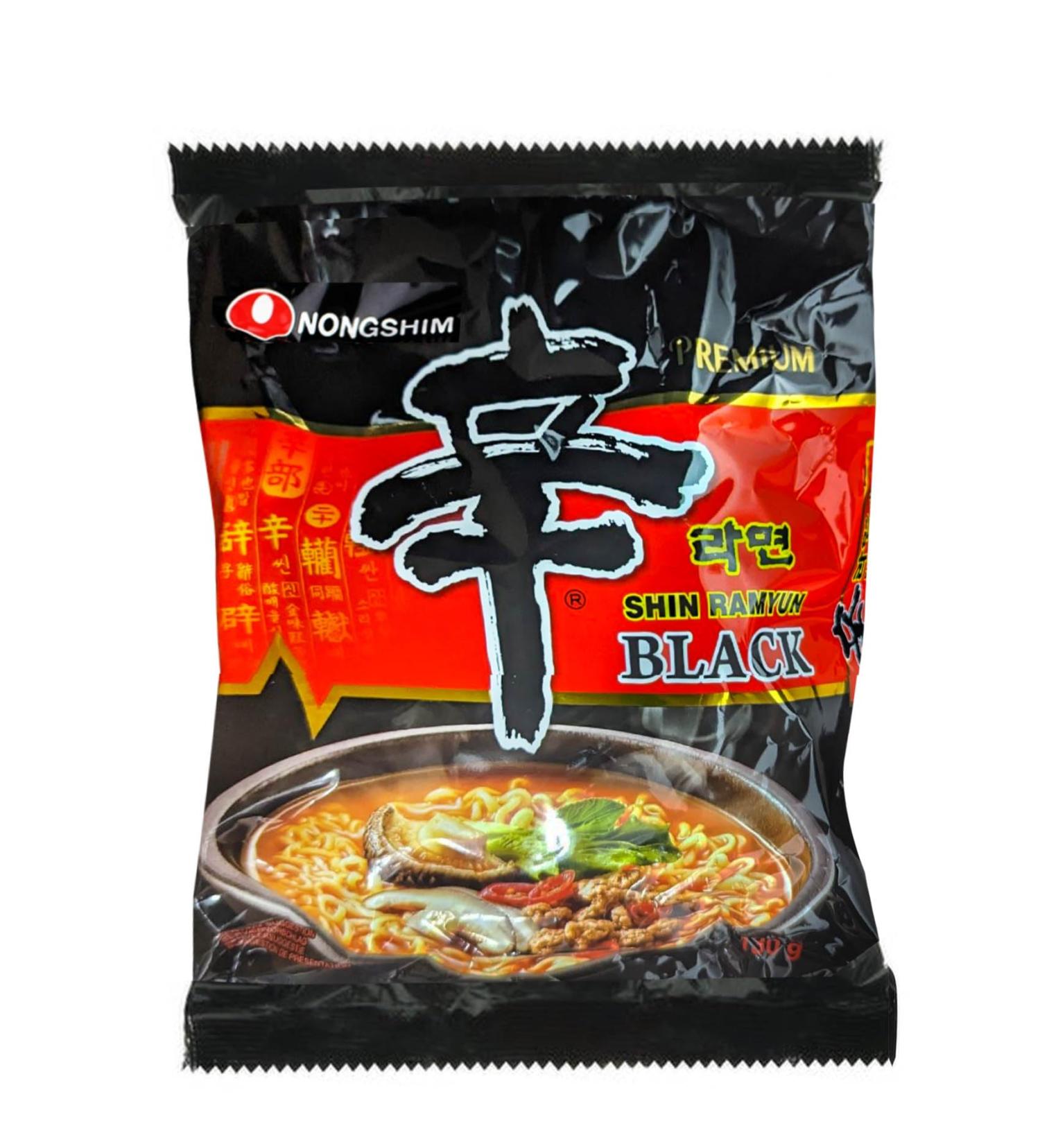 Nongshim Shin Ramyun BLACK Noodle Soup Premium (20 Pack) - Buy Online on GoSupps.com